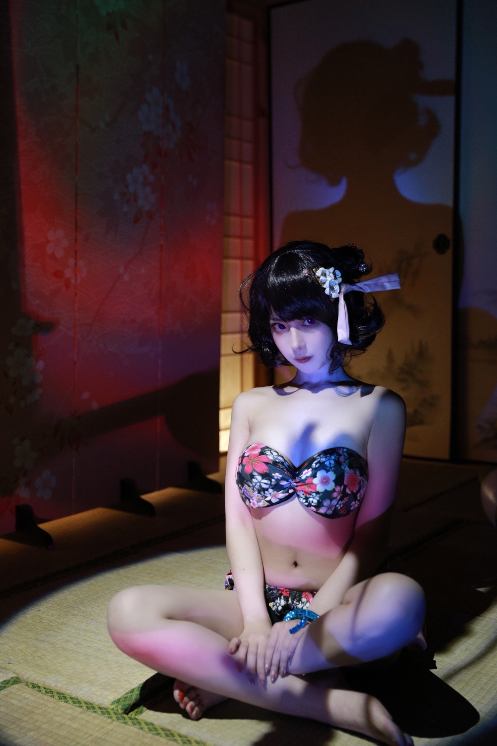 Shika小鹿鹿-葛饰北斋泳装[21P]