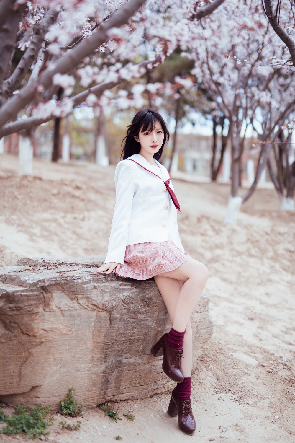 Shika小鹿鹿-樱花JK[13P]