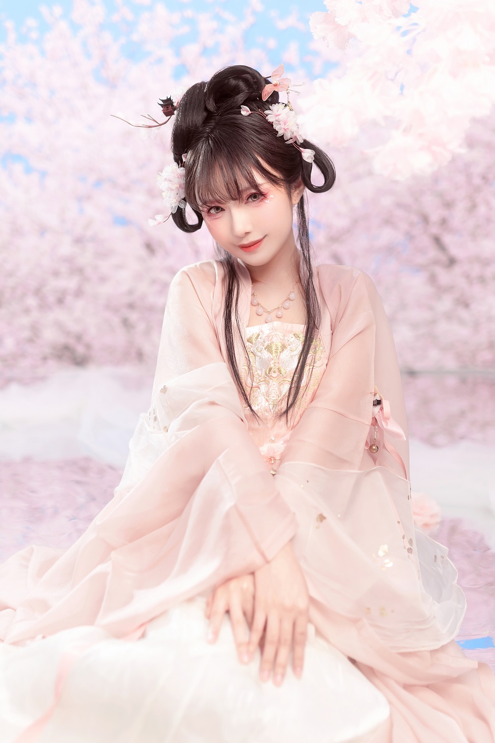 Shika小鹿鹿-汉服写真-桃之夭夭[13P]