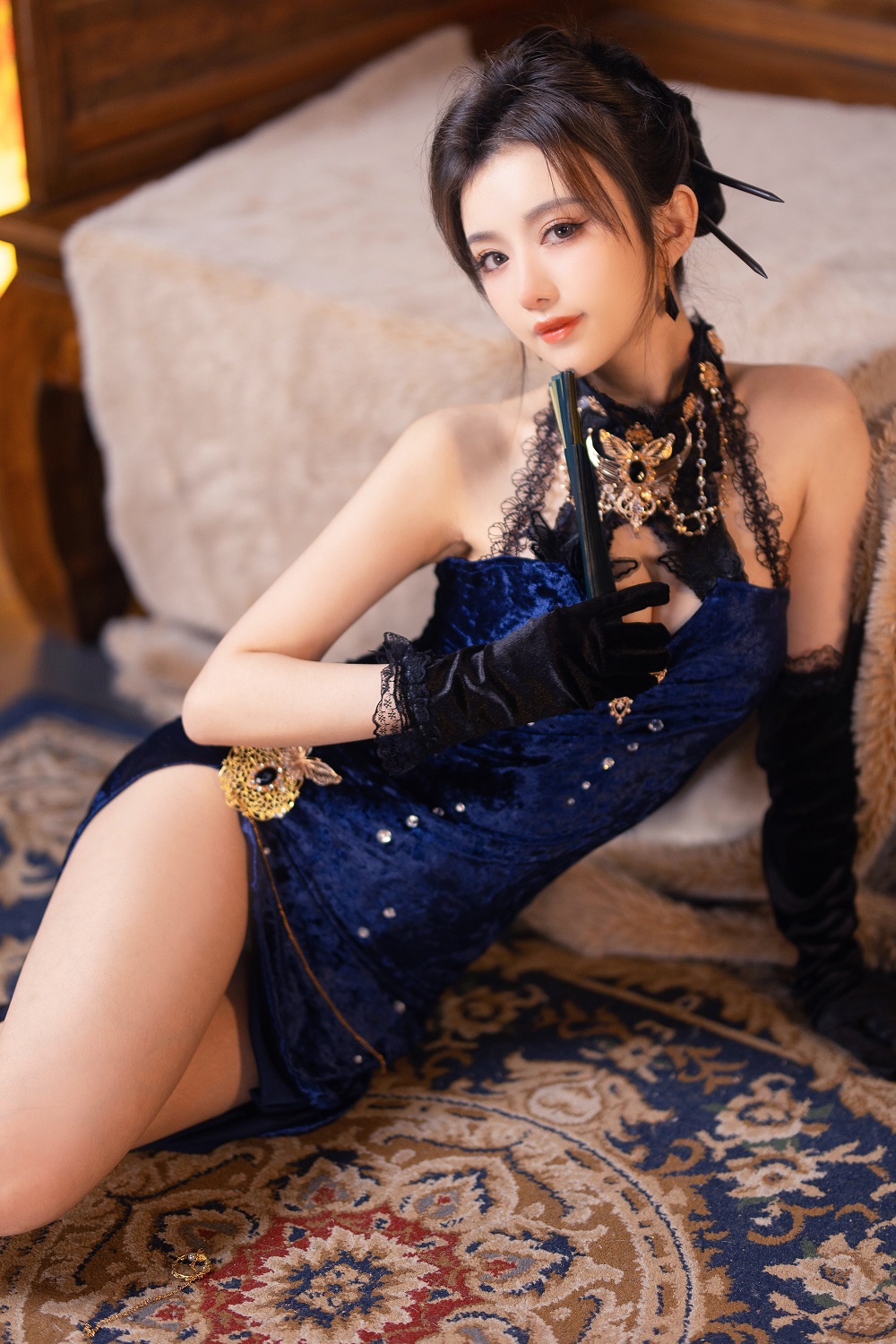 Shika小鹿鹿-烽火经年旗袍[24P+2V]