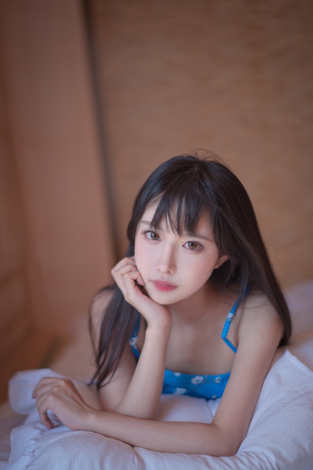 Shika小鹿鹿-蓝裙子[16P]