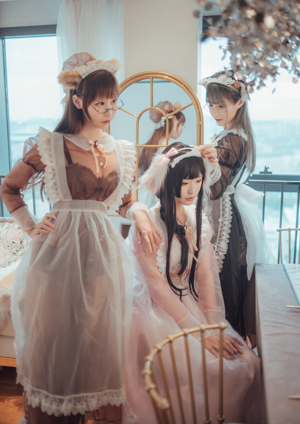爱老师_PhD&amp;奶文&amp;铁板烧鬼舞w-透明女仆[33P]