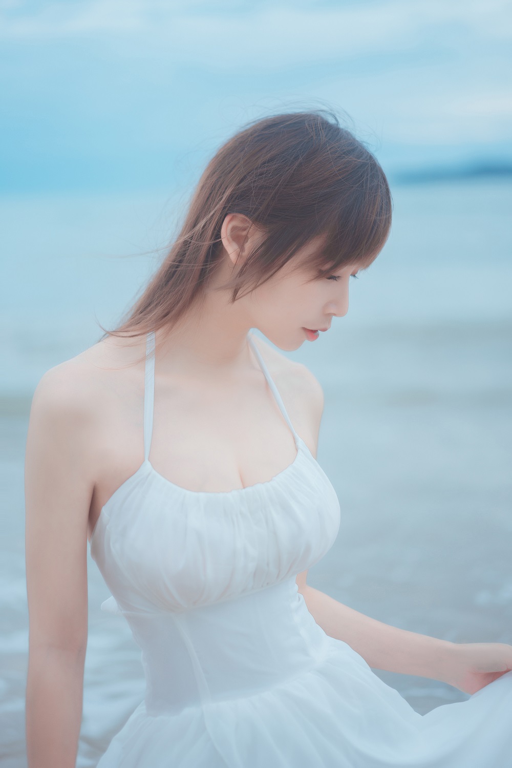 爱老师_PhD-海岸白裙[9P]