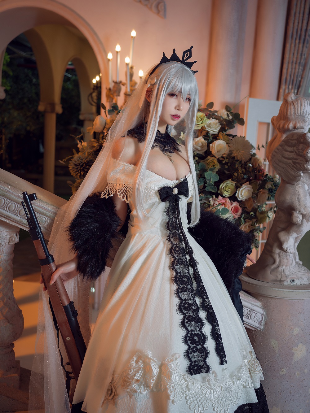爱老师_PhD-少女前线-Kar98k花嫁[17P]