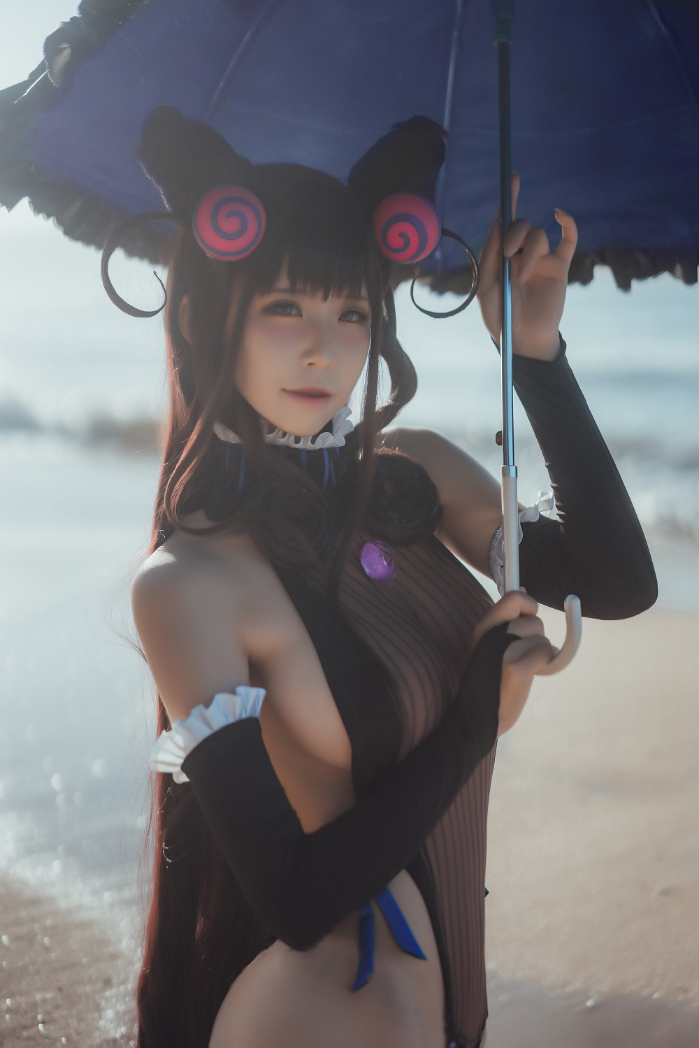 爱老师_PhD-紫式部泳装[15P]
