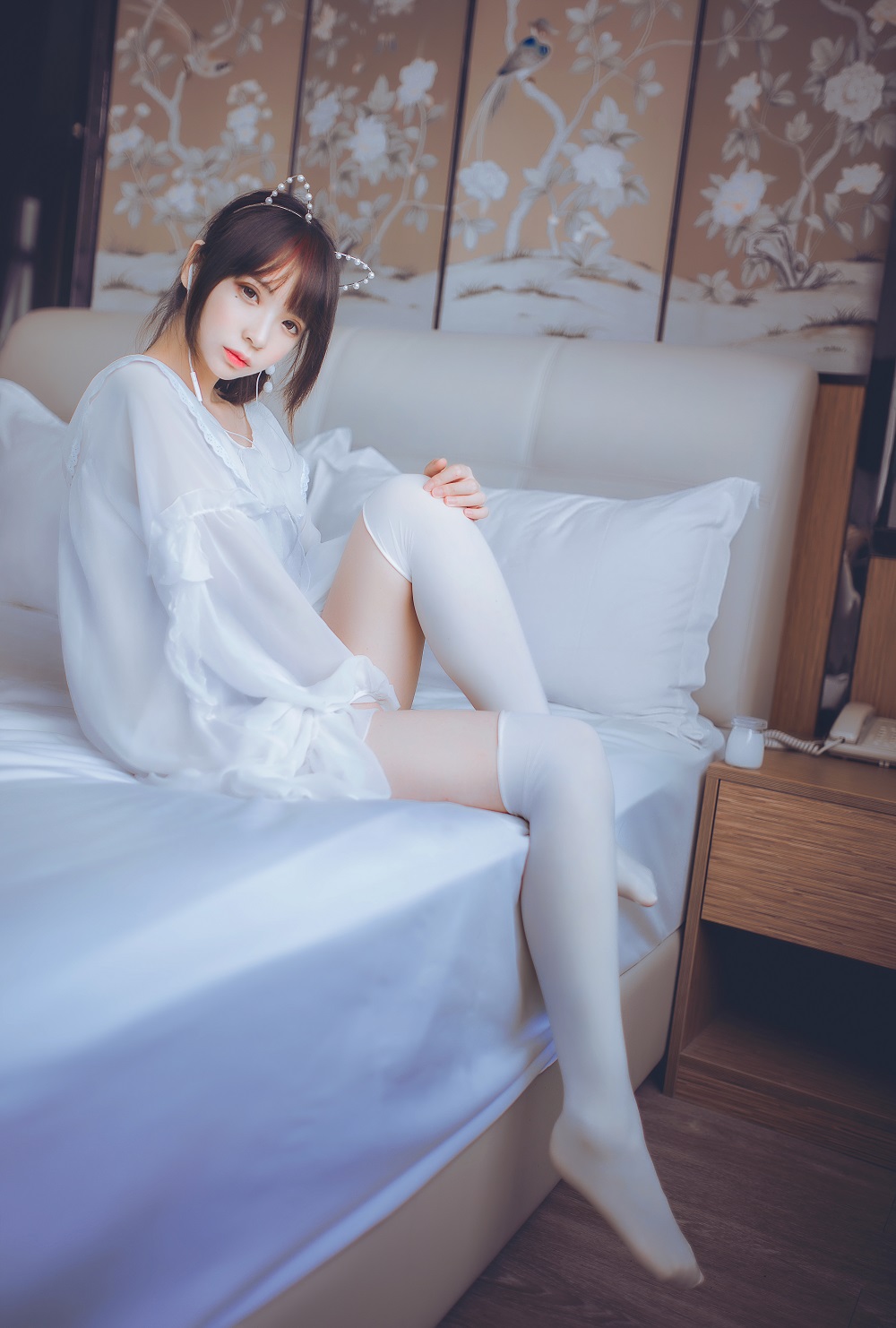 疯猫ss-白色睡衣[24P]