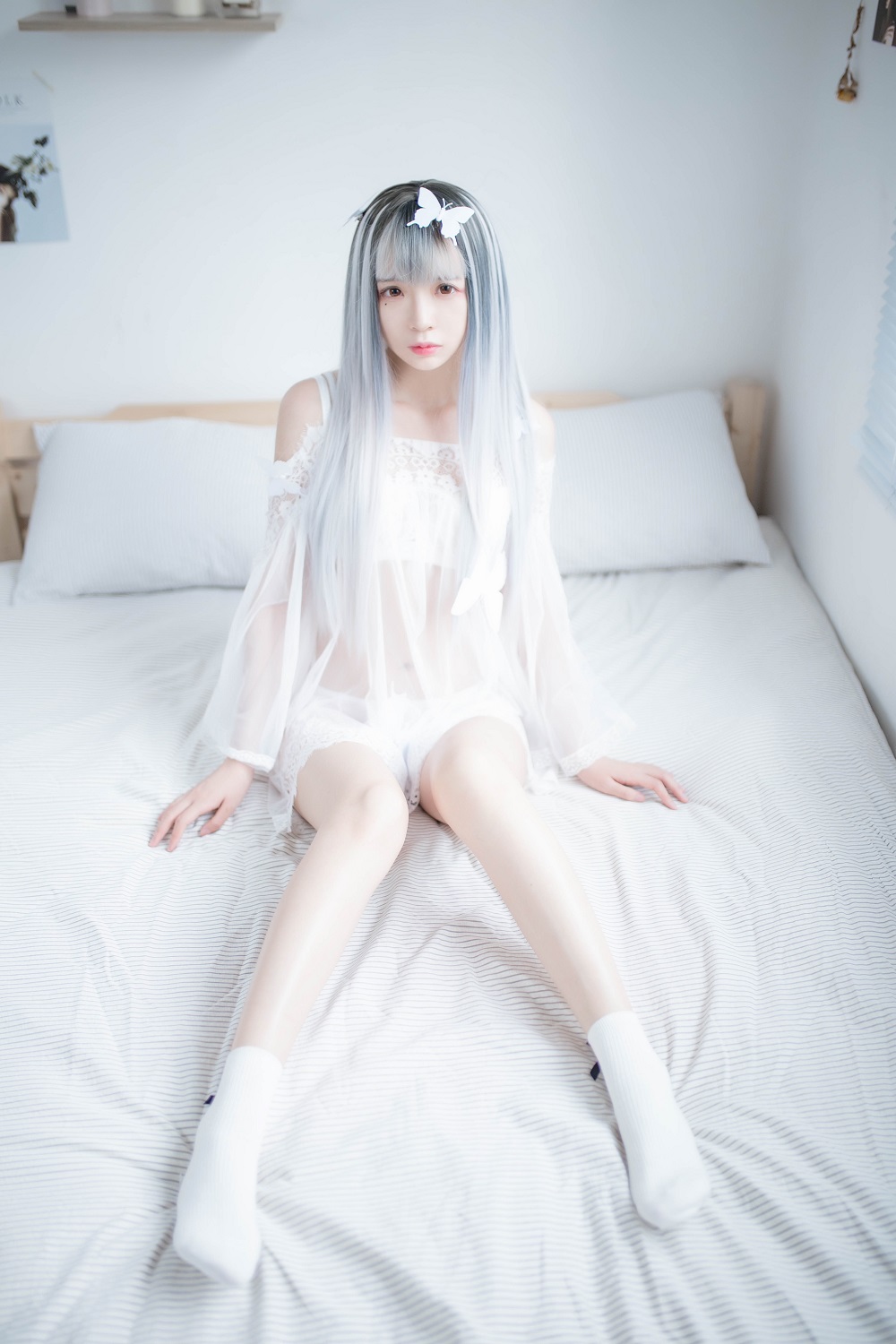 疯猫ss-透明白纱[33P]