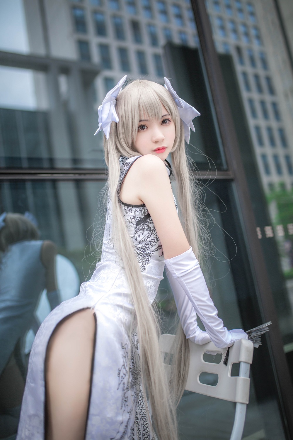 疯猫ss-穹妹白旗袍[13P]