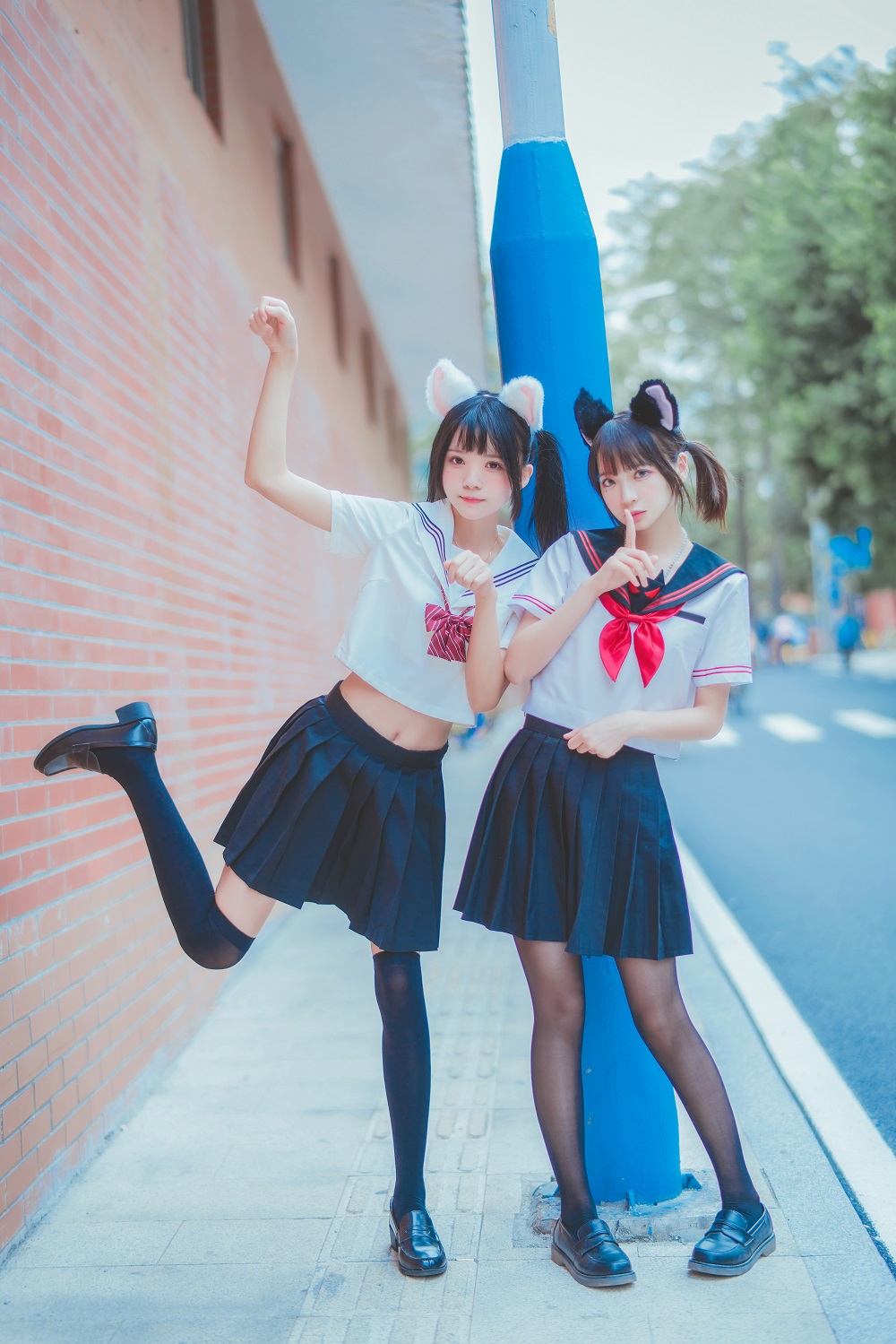 疯猫ss&amp;桜桃喵-JK百合2[33P]