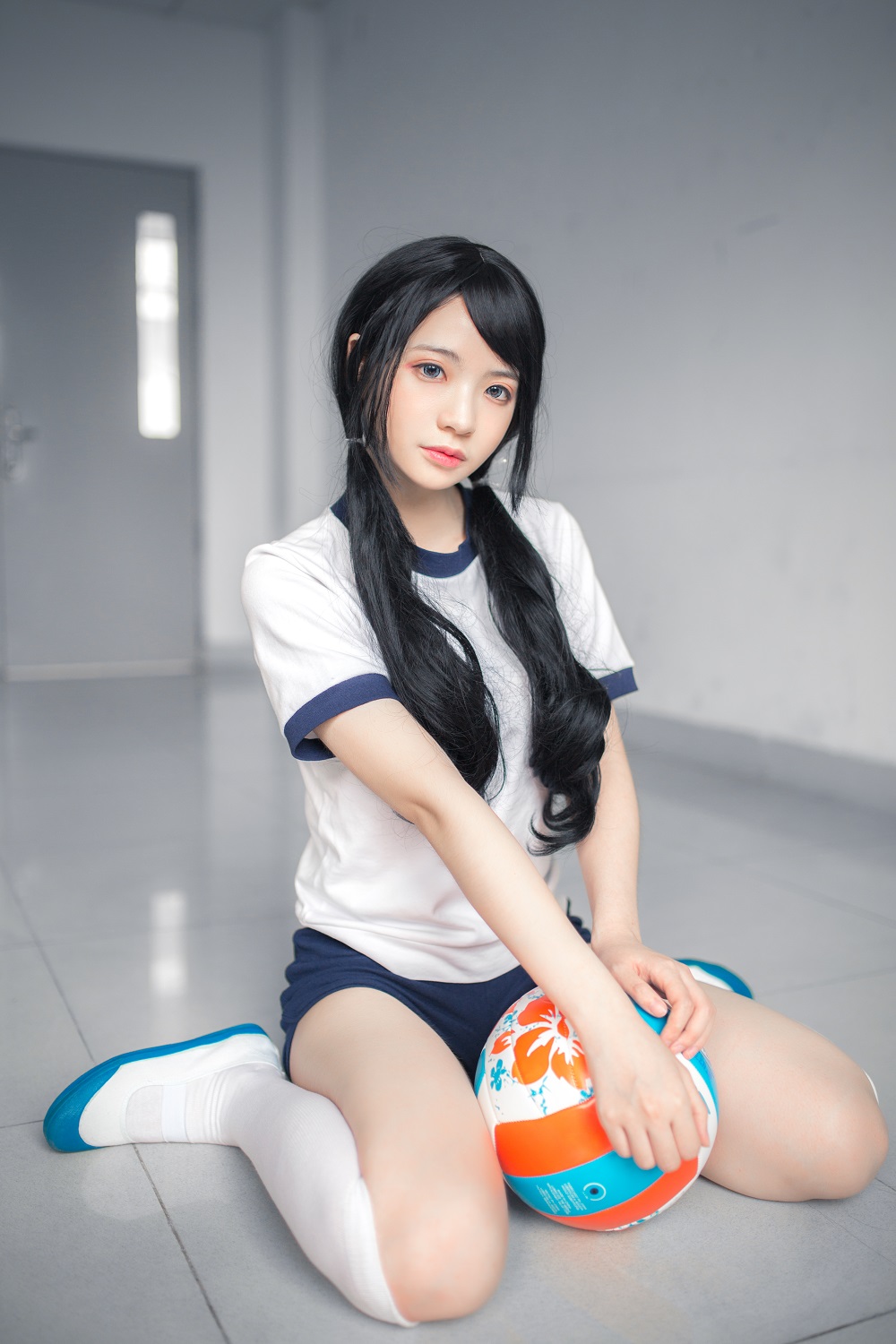 疯猫ss-制服少女写真集02-体操服白丝[46P]