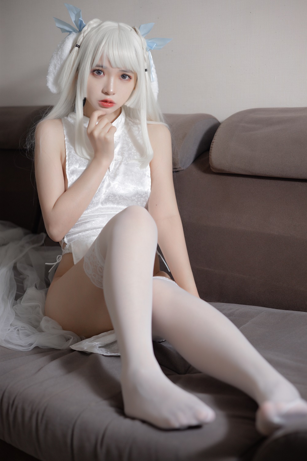 疯猫ss-白丝白旗袍[40P]