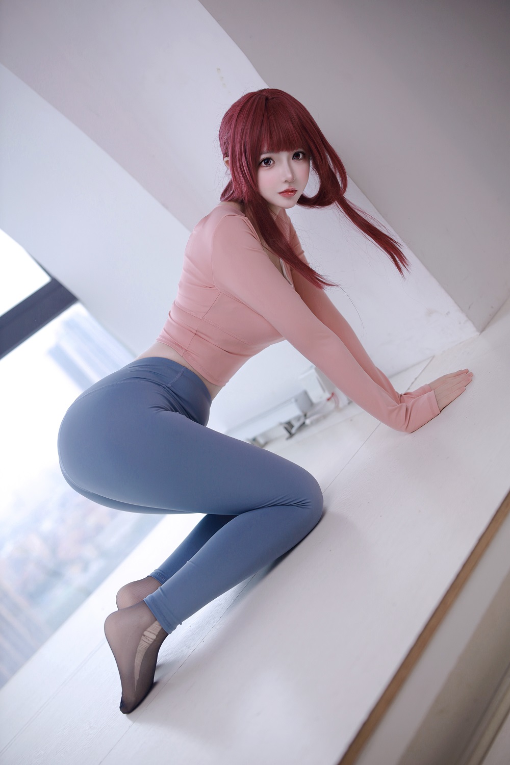 疯猫ss-Fantia-瑜伽服卡芙卡[58P]