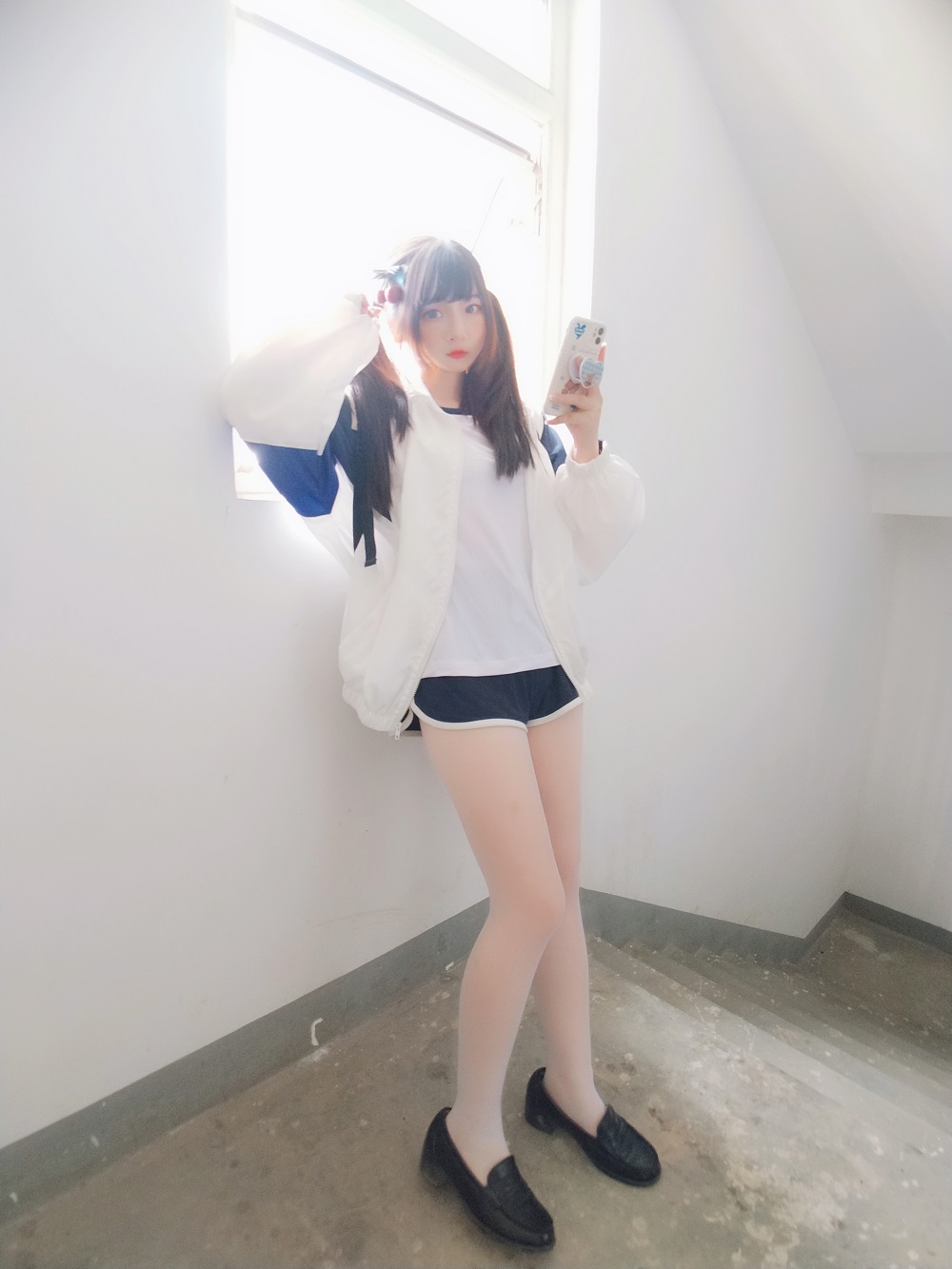 古川kagura-白丝体操运动服[43P+2V]