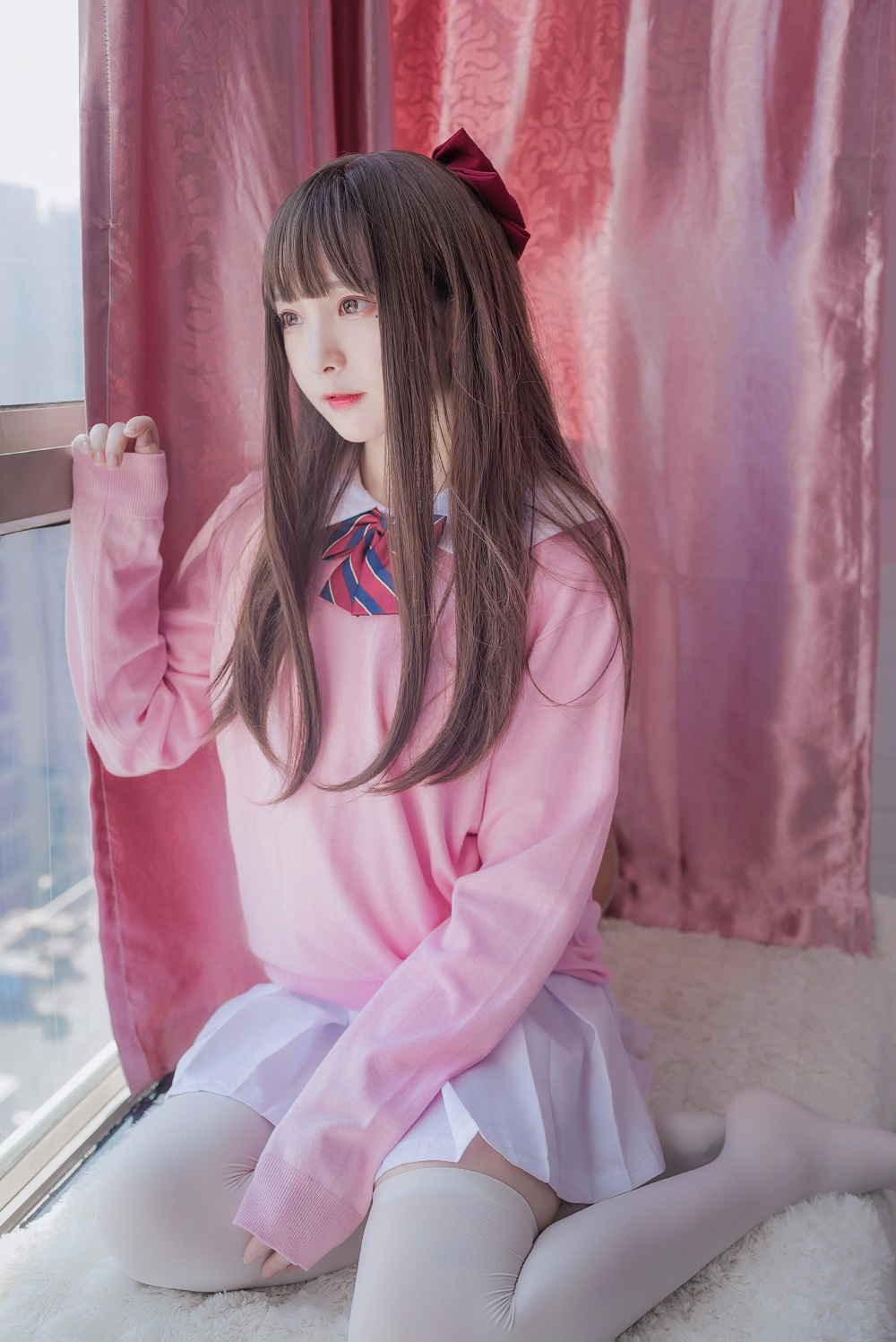 古川kagura-粉色JK[16P]