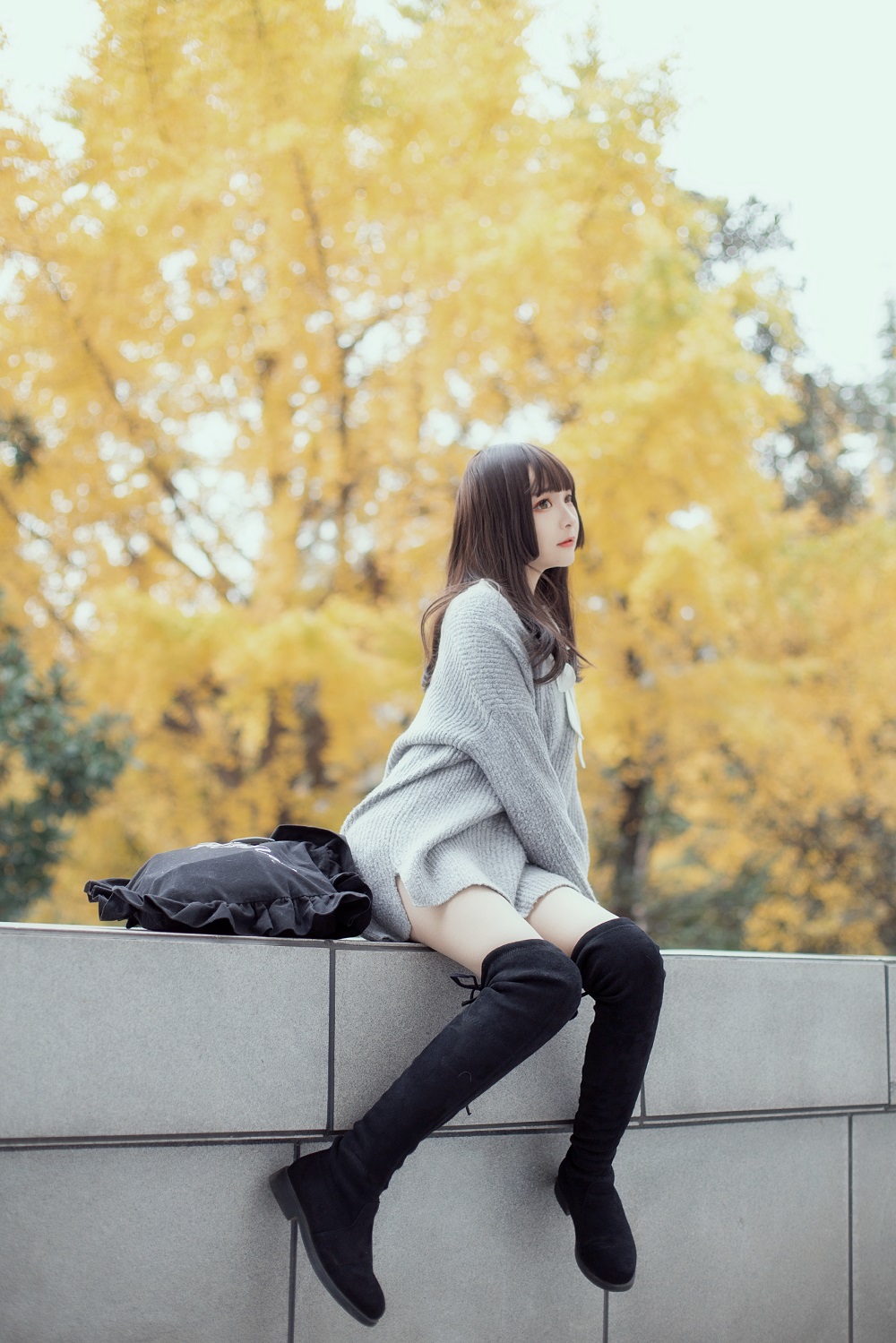 古川kagura-银杏树下[21P]