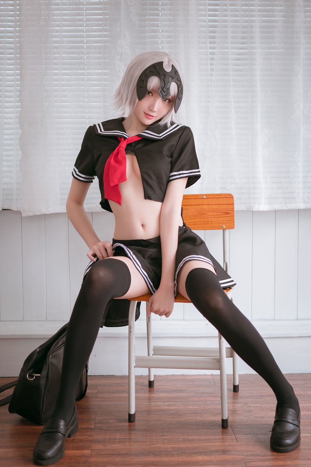 瓜希酱-黑贞德校服[13P]