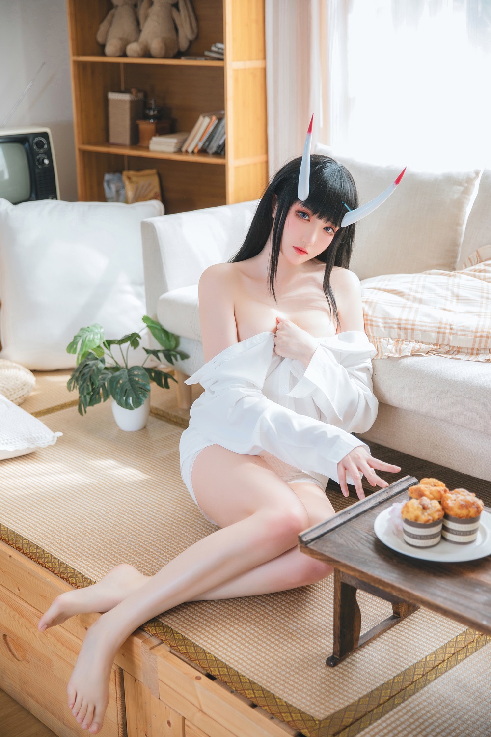 瓜希酱-能代衬衣[23P]