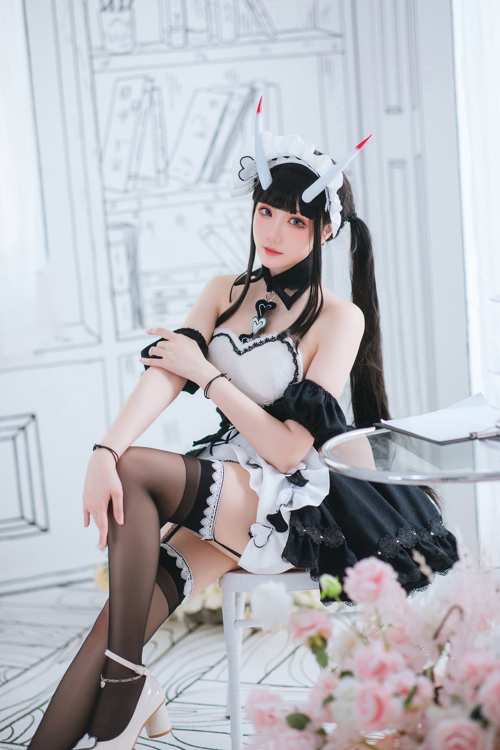 瓜希酱-能代女仆[22P]