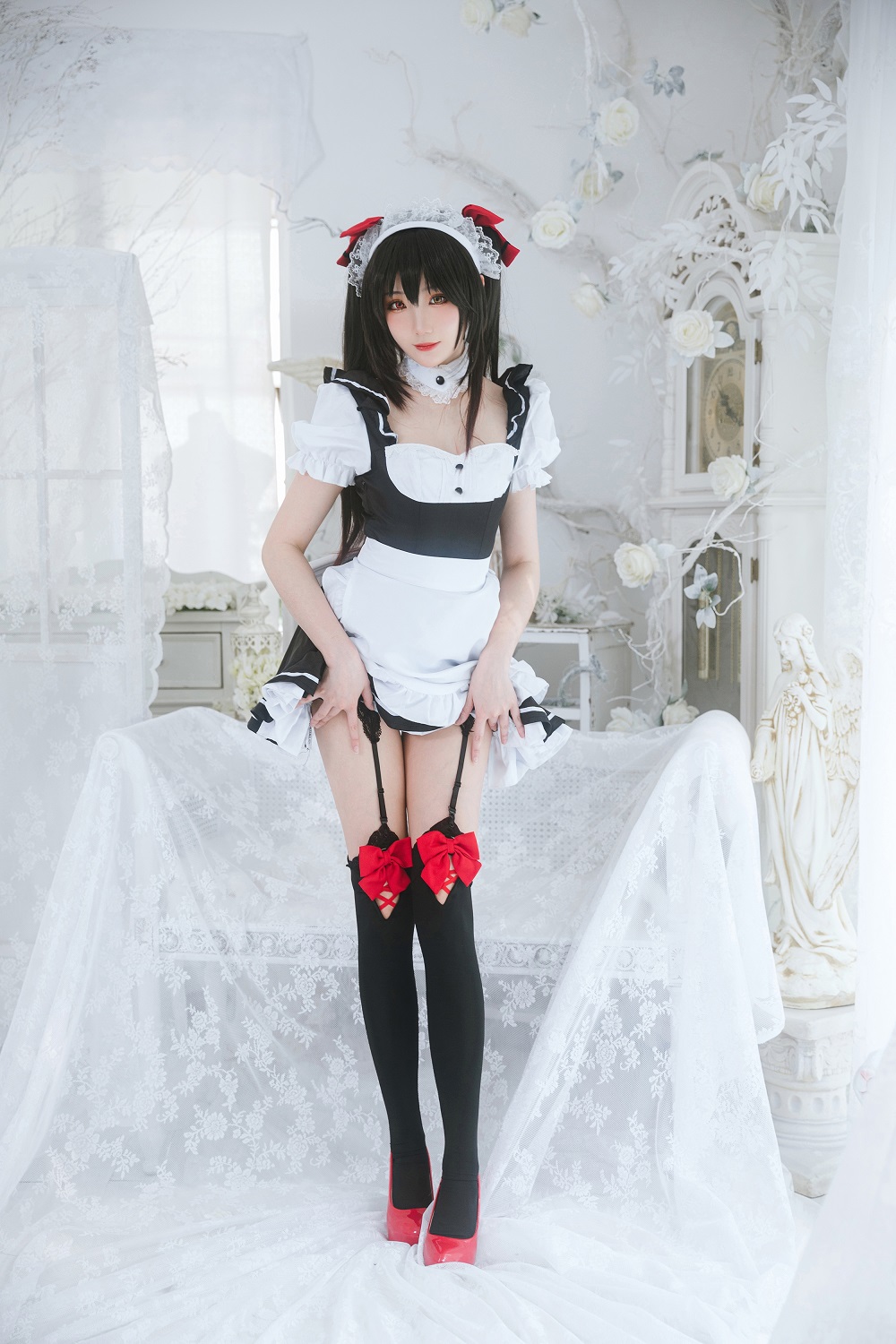 瓜希酱-时崎狂三女仆[45P]