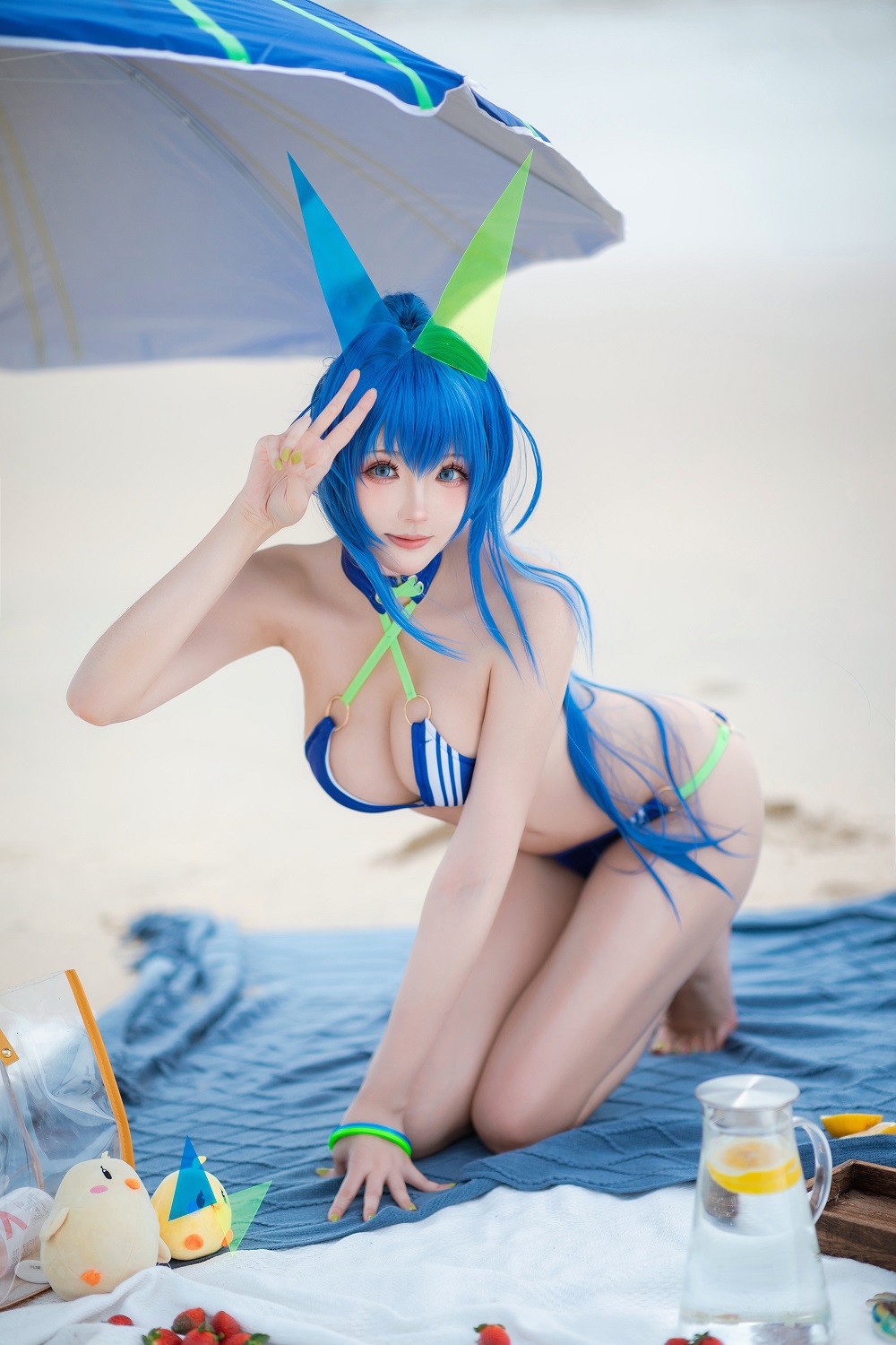 瓜希酱-虹色-新泽西·盛夏的闲暇[30P]