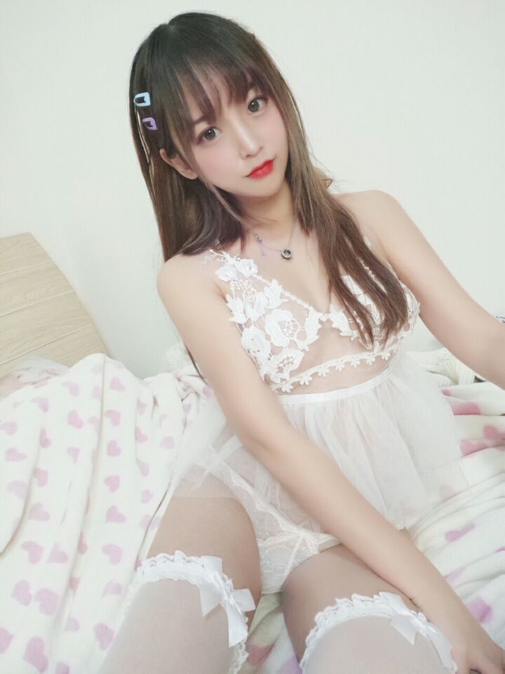 过期米线线喵-白纱睡衣[19P]