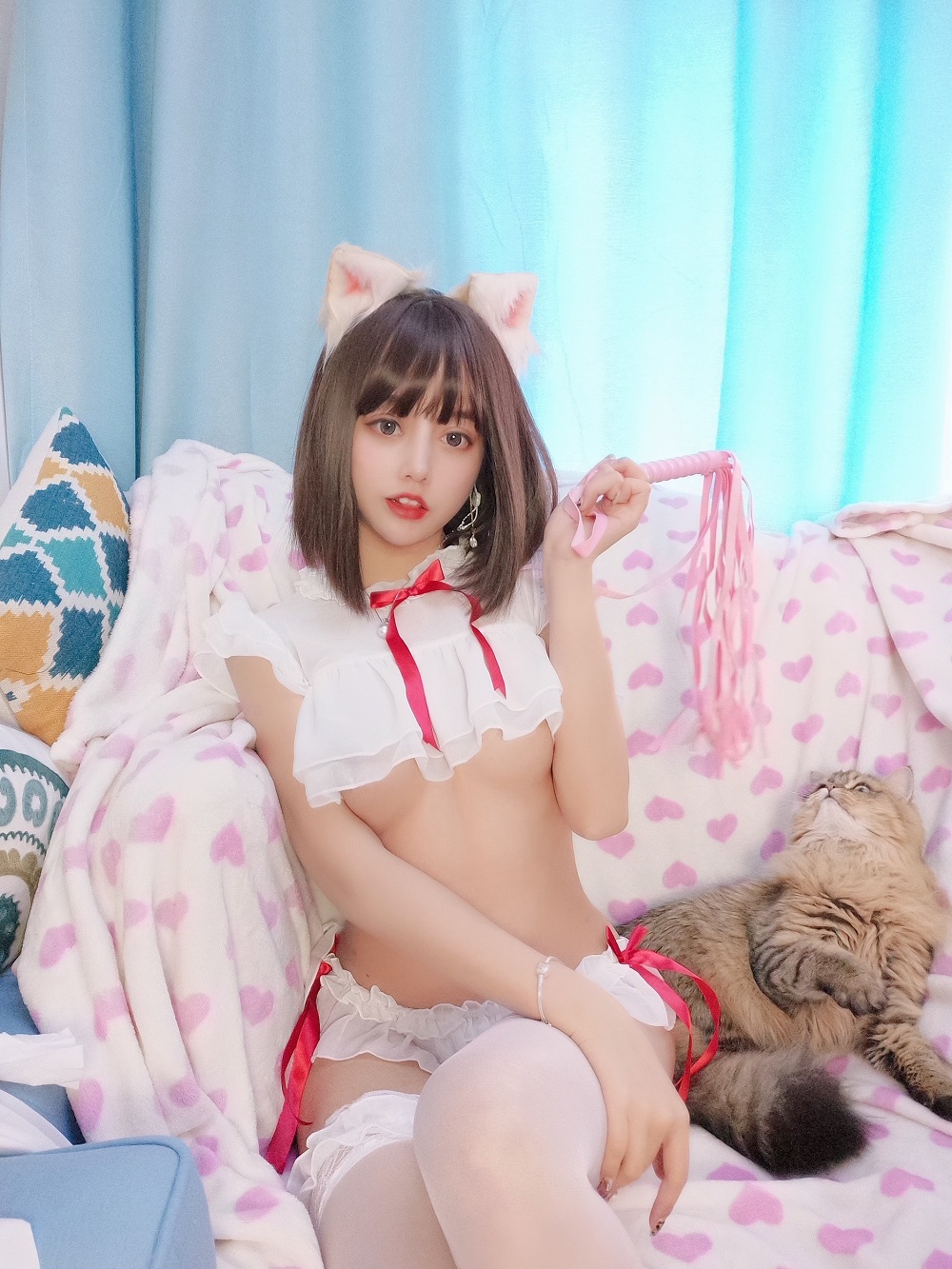 过期米线线喵-猫耳小皮鞭[14P]