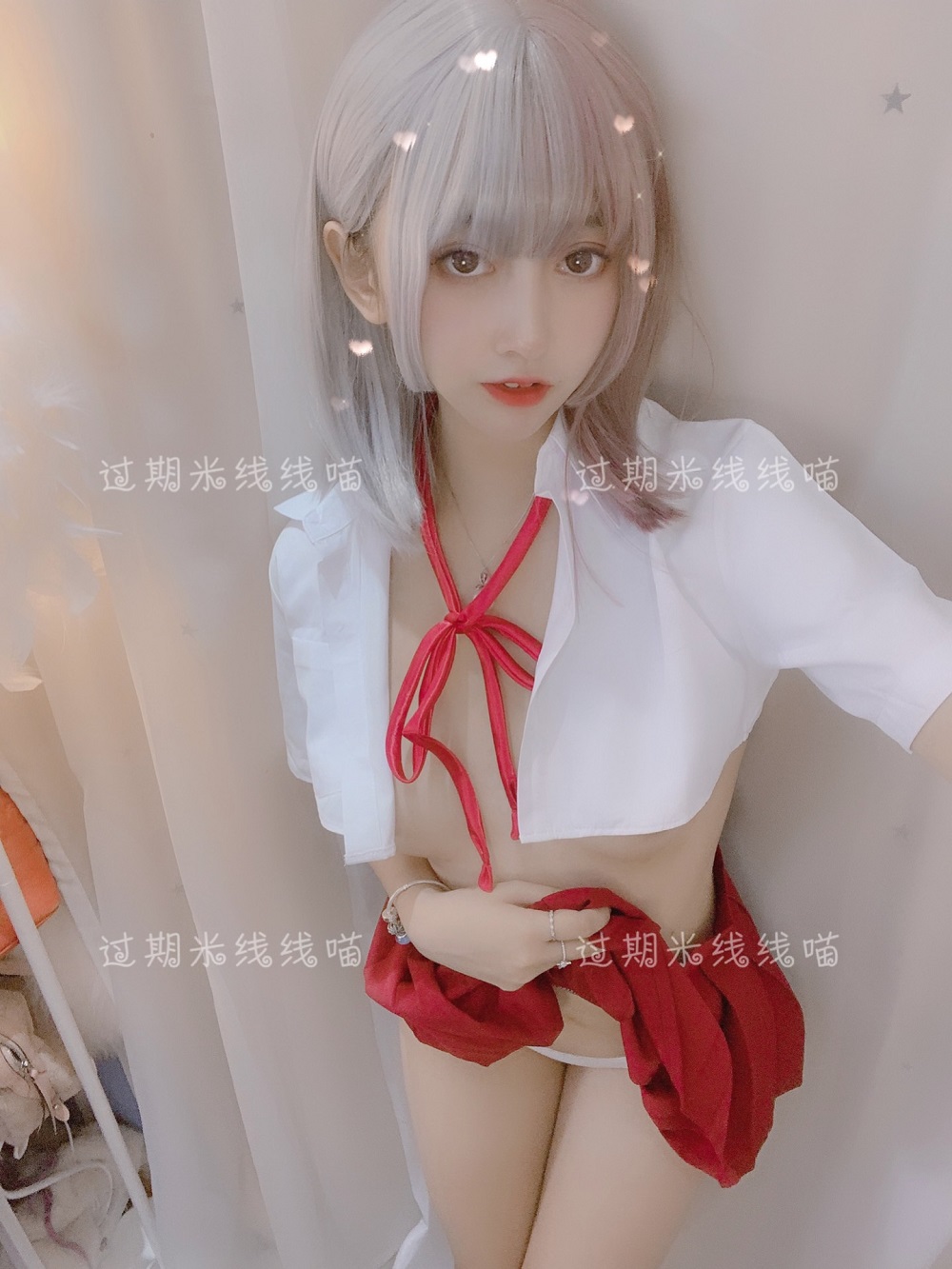 过期米线线喵-红色JK[17P]