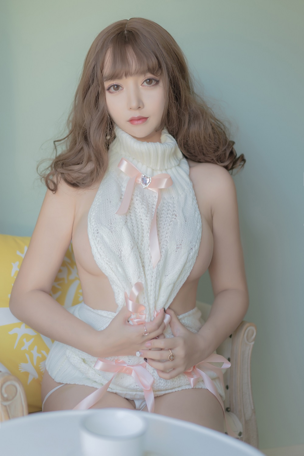 过期米线线喵-露背毛衣[42P]