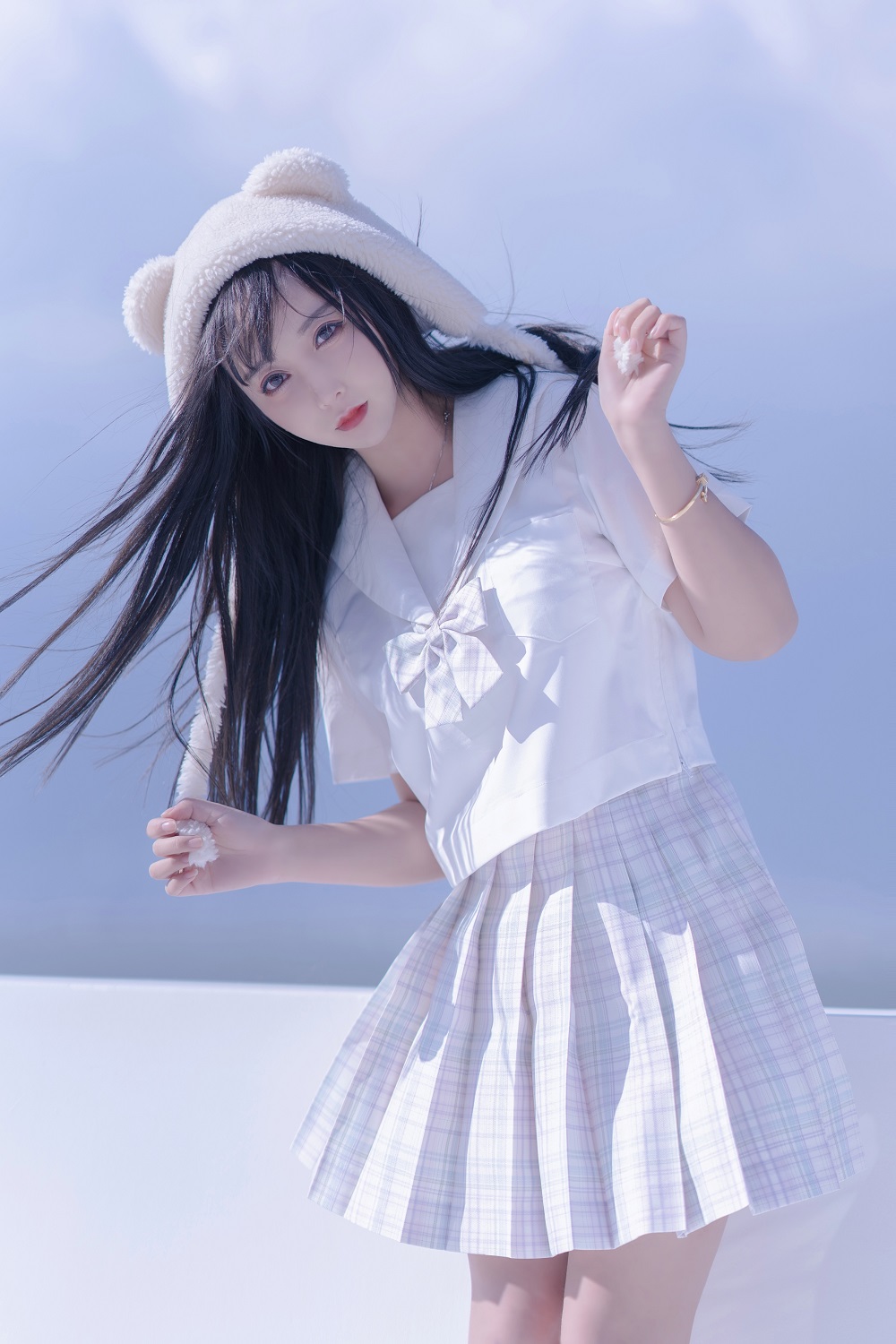 过期米线线喵-天台JK[58P]