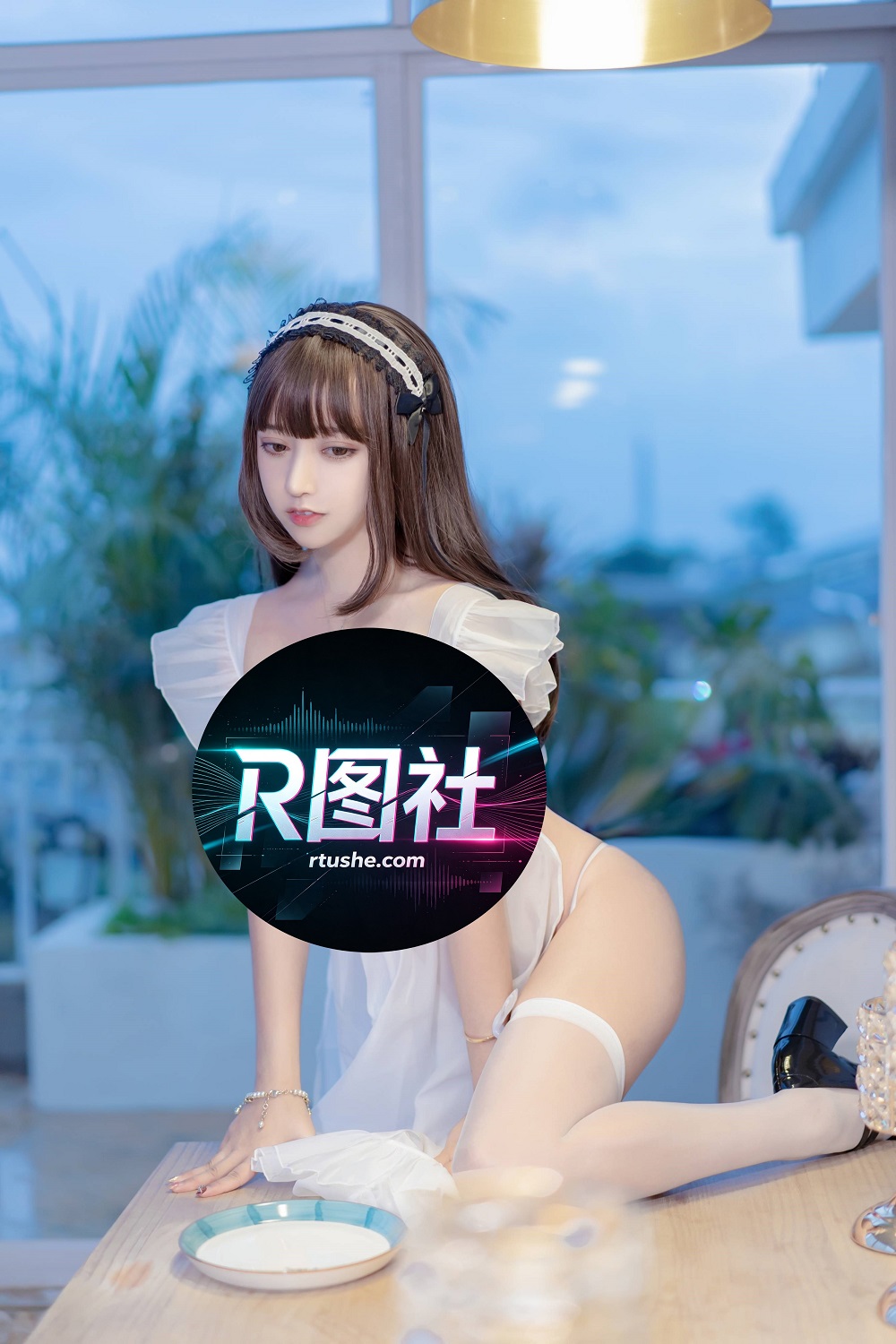 过期米线线喵-透明围裙会员版[33P]