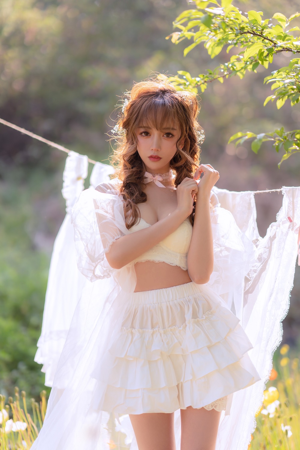 过期米线线喵-夏日限定-晒衣服[41P]