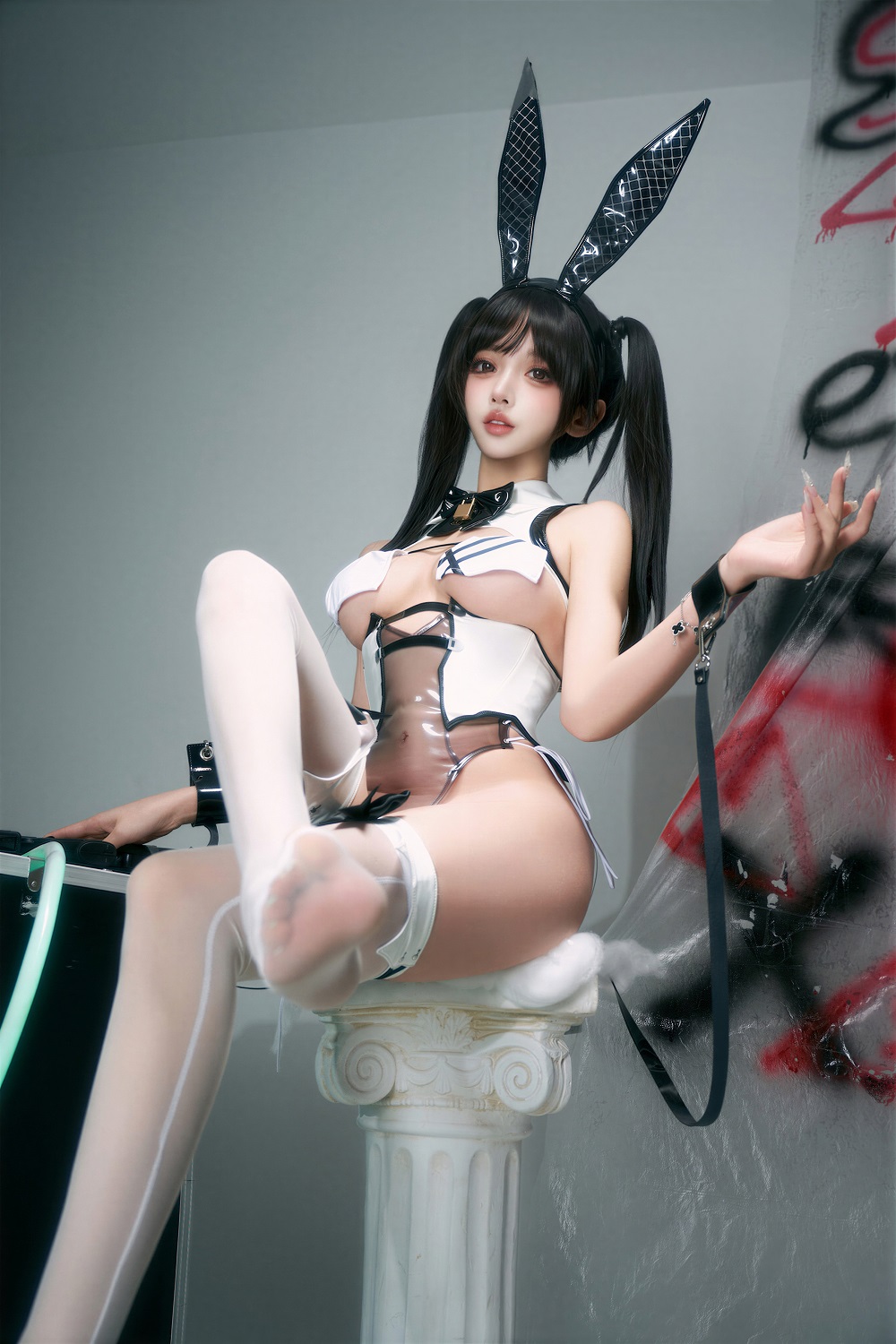 过期米线线喵-Nikke-贝伊闪耀兔女郎[66P]