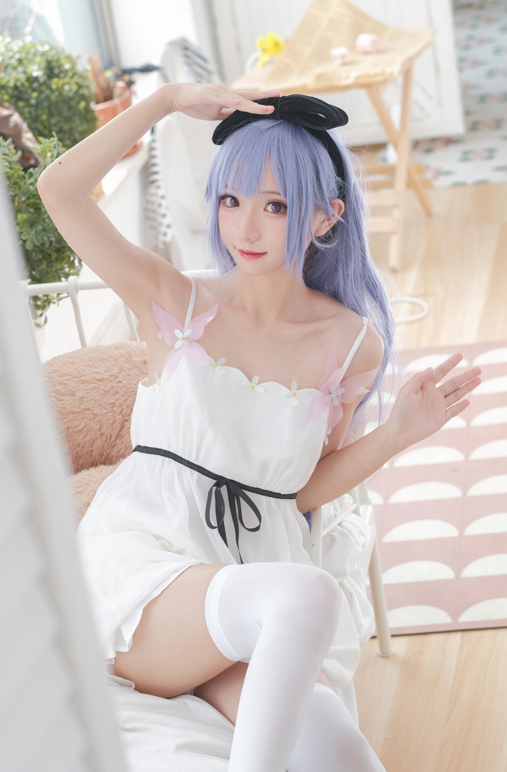 花柒Hana-独角兽的清凉阅读时光[20P]