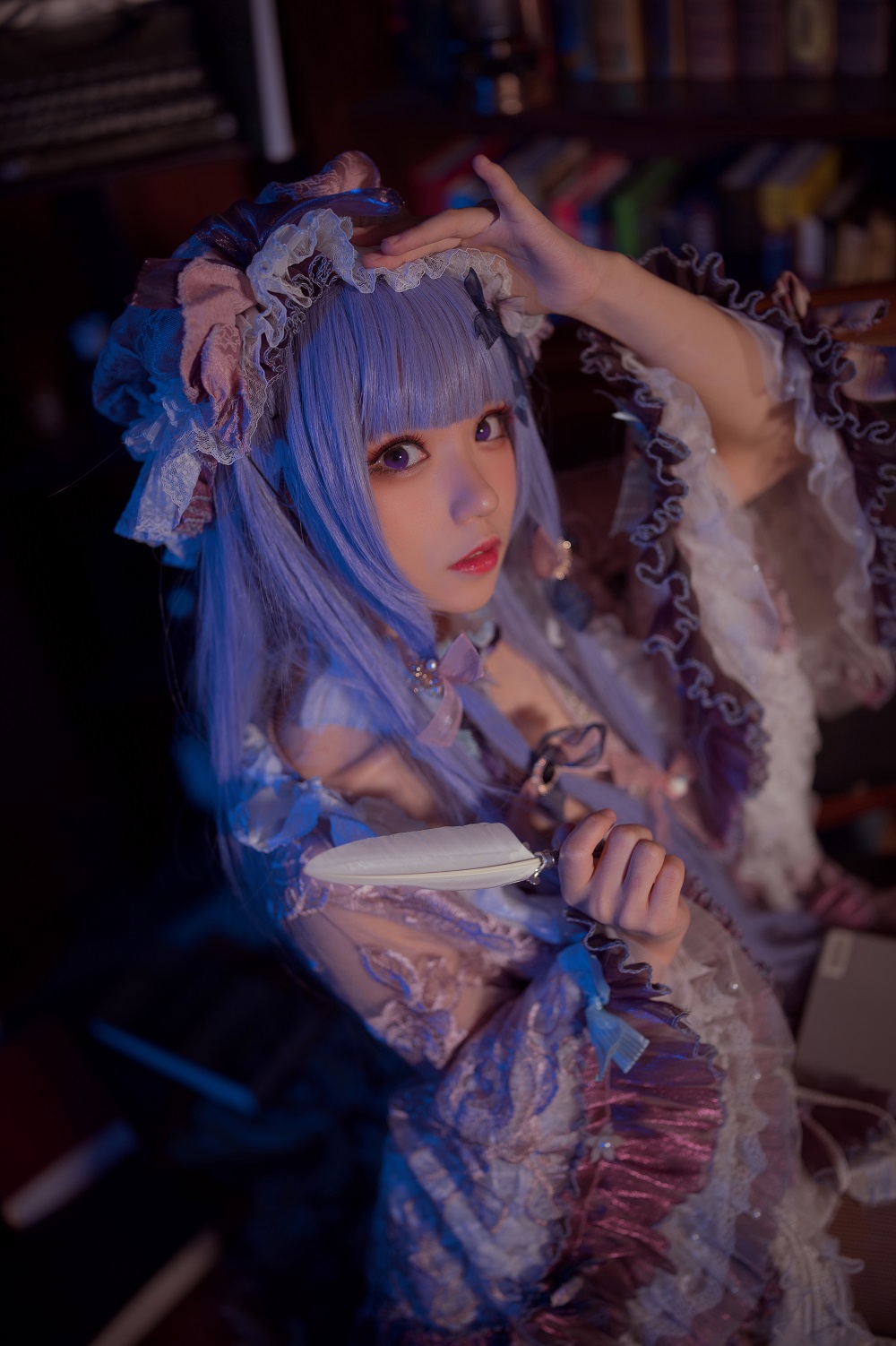 花柒Hana-帕秋莉睡衣[13P]