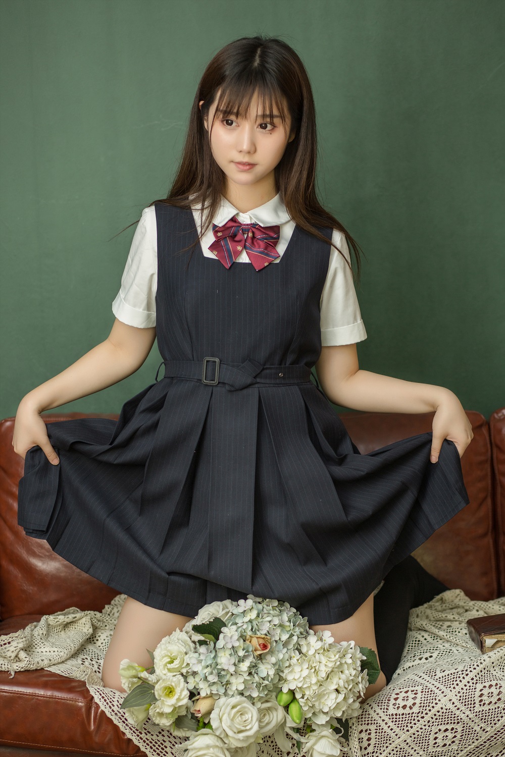镜酱-不知梦制服[38P+2V]