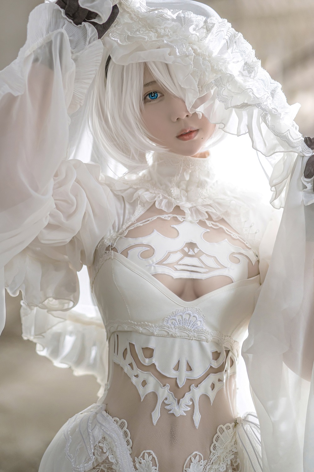 镜酱-2B白色婚纱[13P]