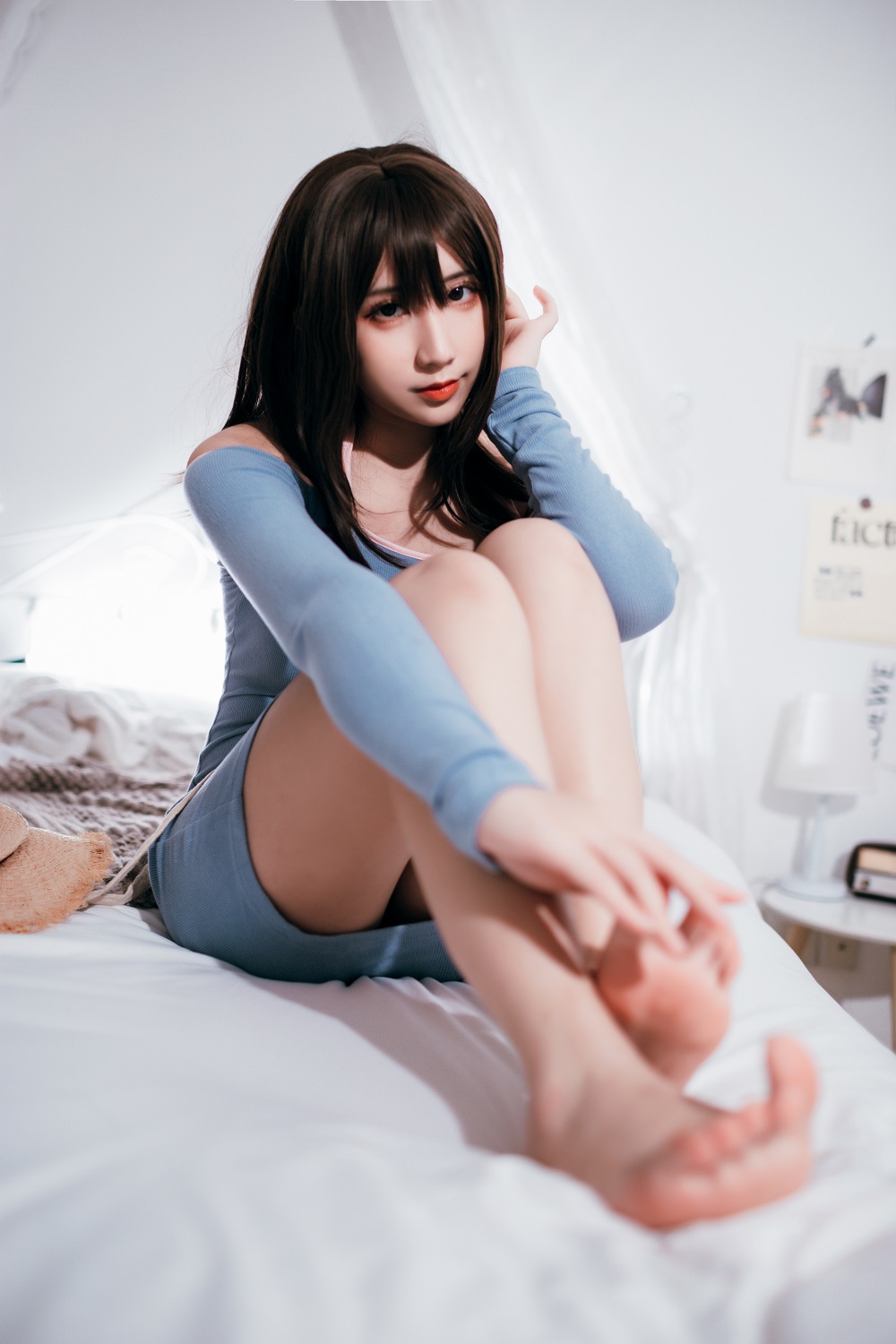 九曲Jean-吉他妹妹包臀裙[92P]