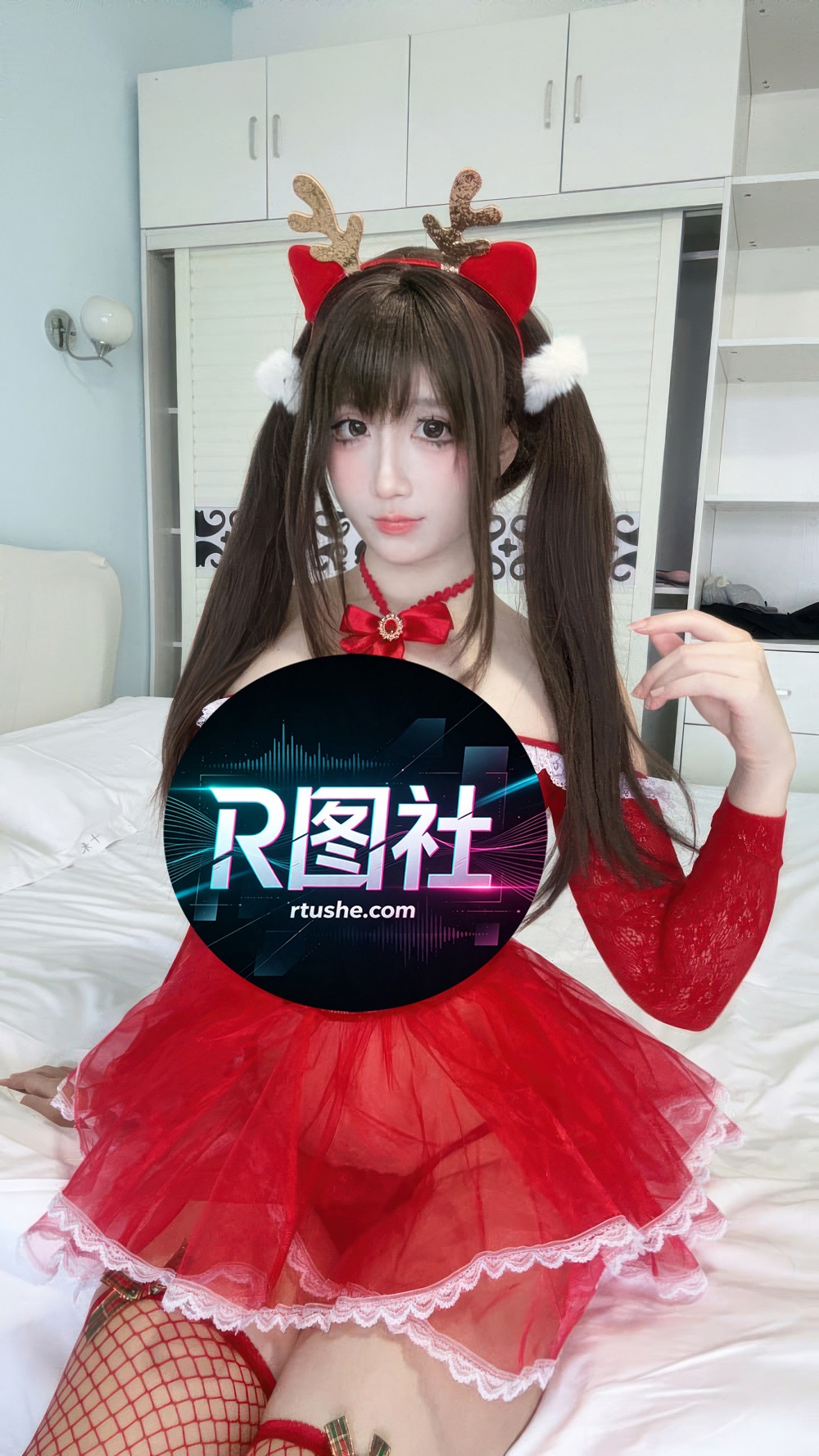 九曲Jean-2025圣诞红蕾丝套[30P+5V]