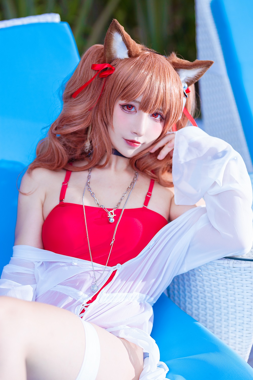 九曲Jean-明日方舟-安洁莉娜泳装[9P]