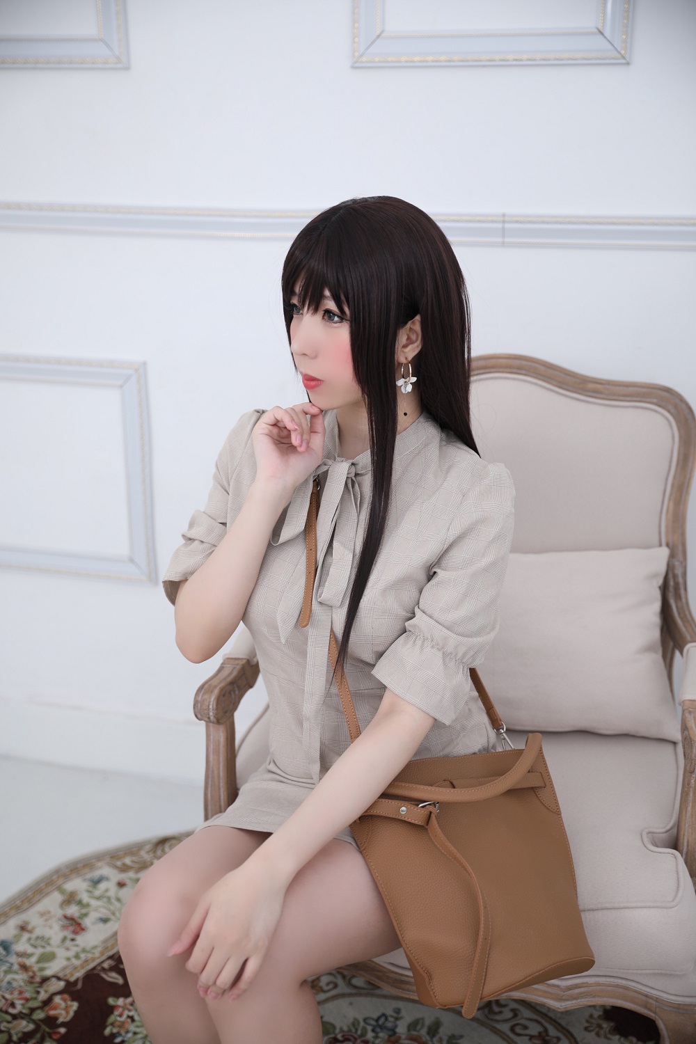 鹿野希-自撮りVol.04-格子衬衫[216P]