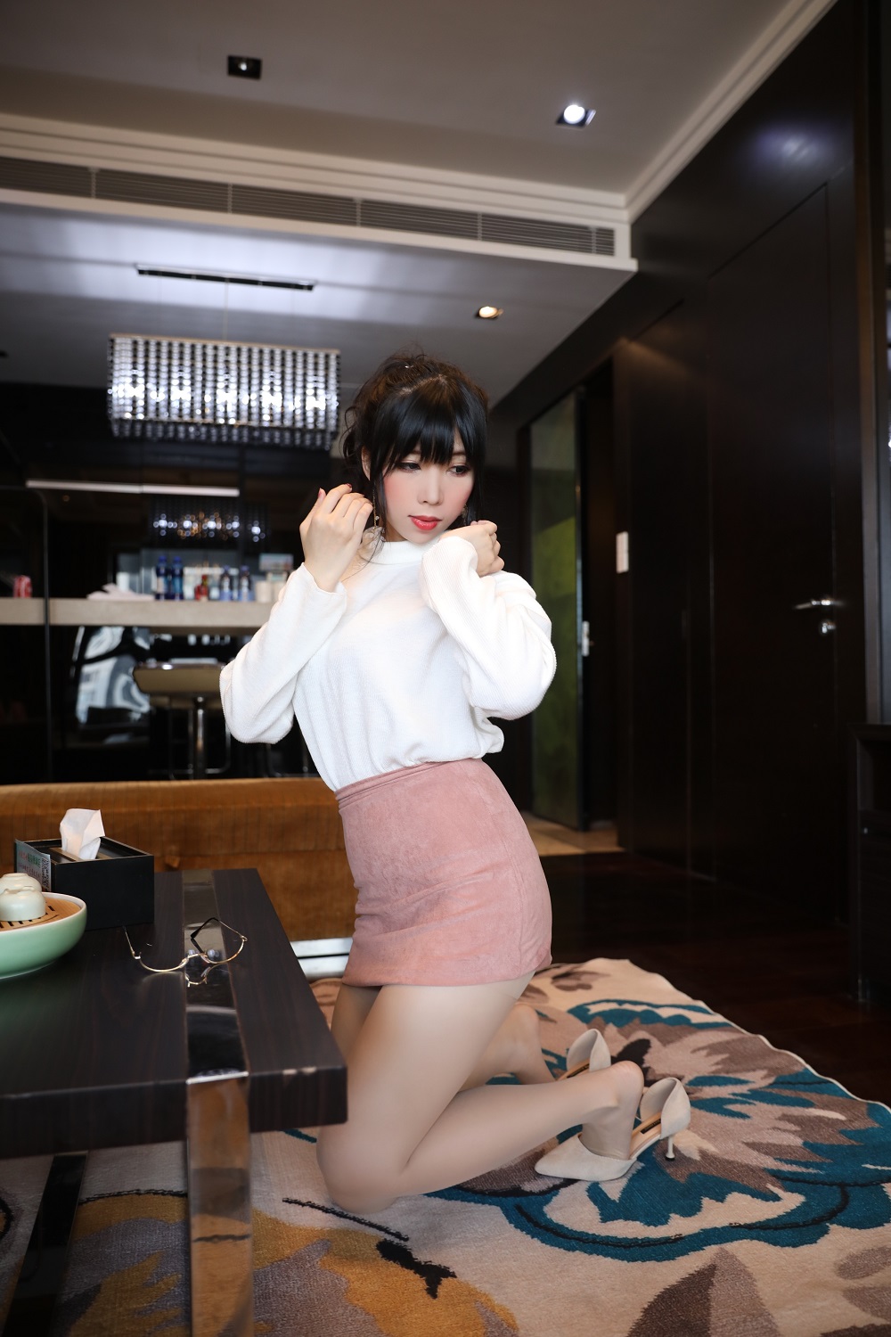 鹿野希-自撮りVol.06-单马尾眼镜娘[166P]