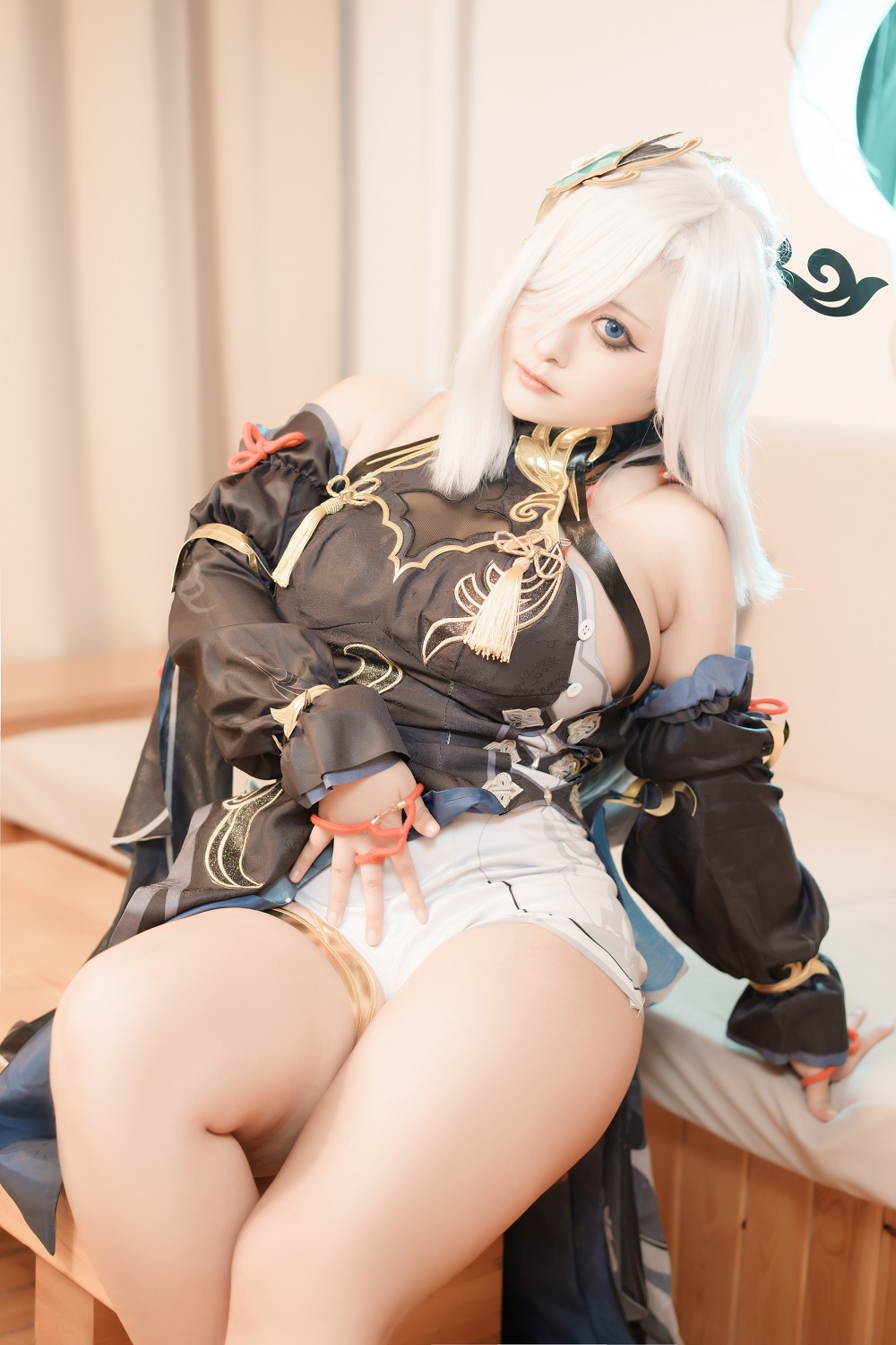 洛璃LoLiSAMA-申鹤·冷花幽露[83P+1V]