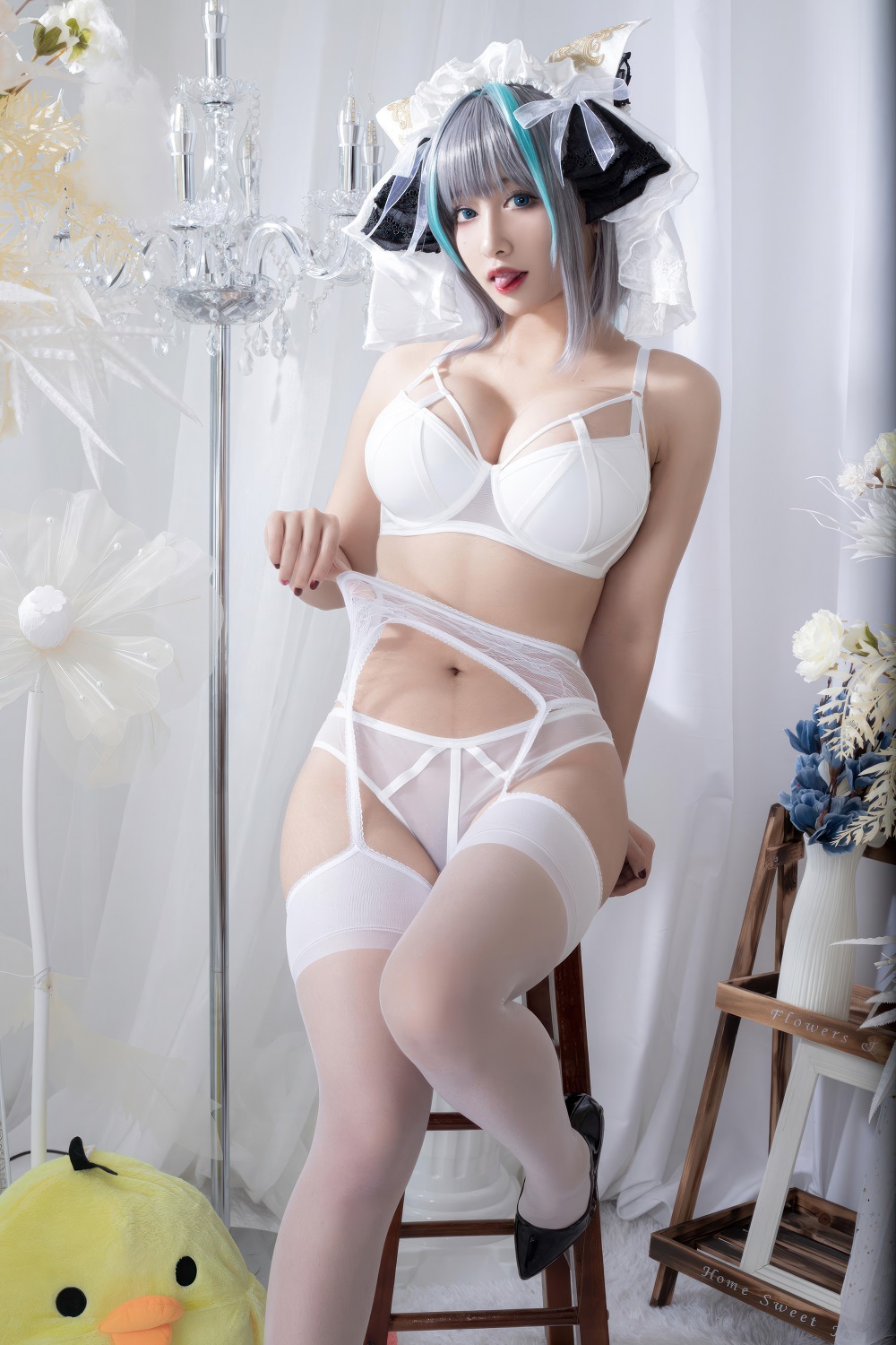 洛璃LoLiSAMA-碧蓝航线-柴郡同人内衣[66P]