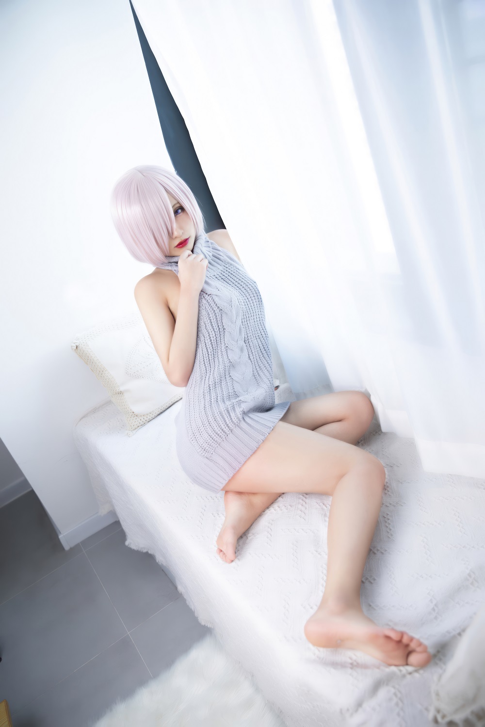 洛璃LoLiSAMA-玛修露背毛衣[23P]