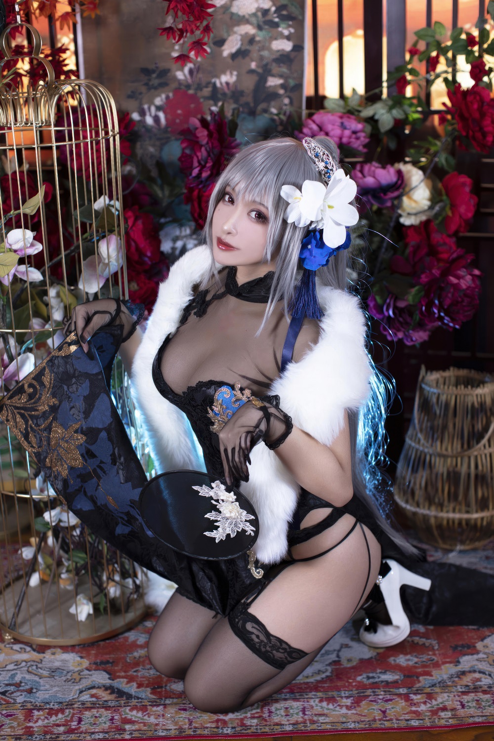 洛璃LoLiSAMA-碧蓝航线-路易九世旗袍[43P]