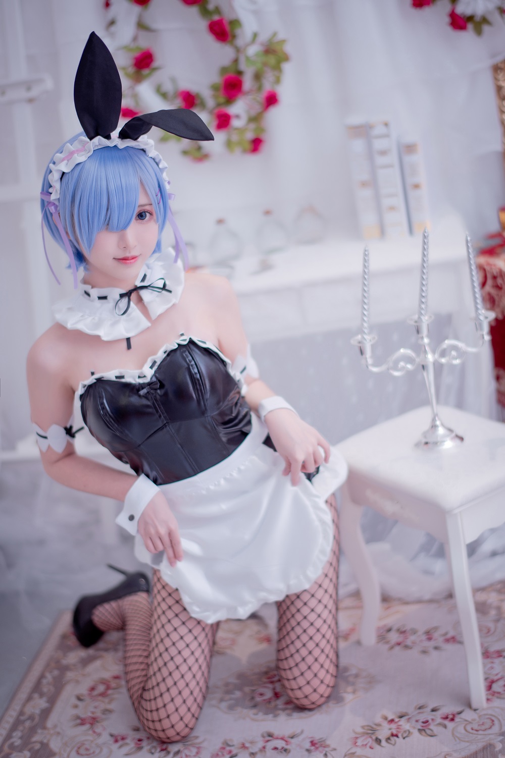 鳗鱼霏儿-蕾姆兔女郎[14P]