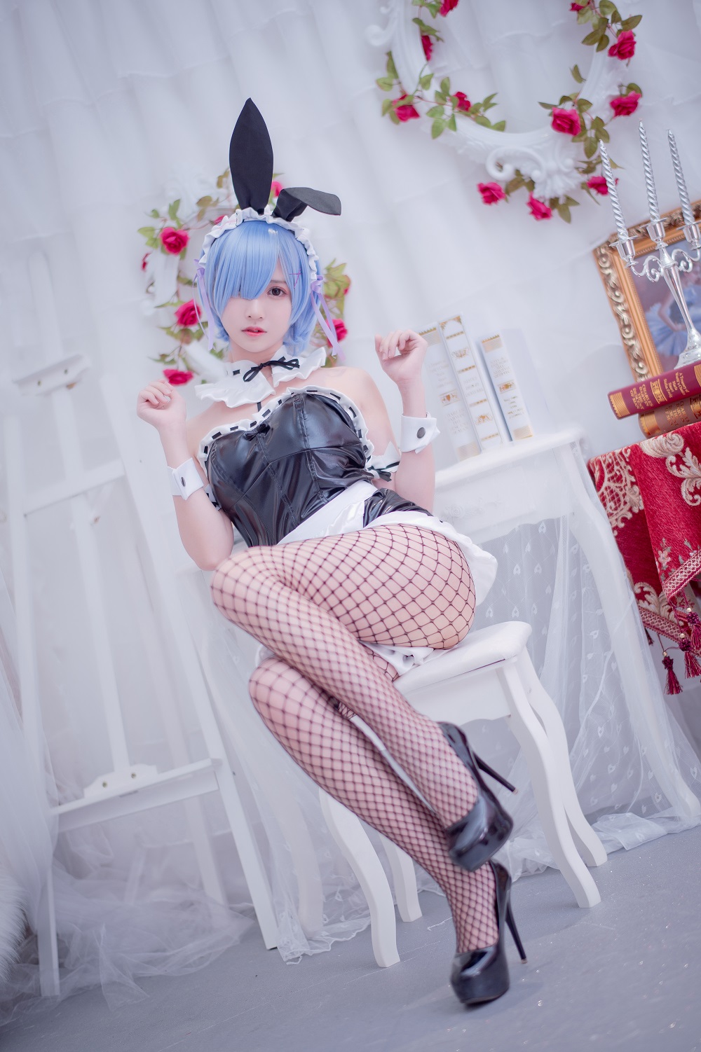 鳗鱼霏儿-蕾姆兔女郎[14P]