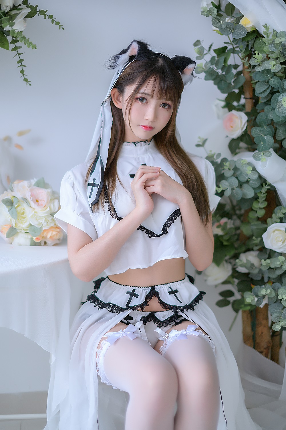 鳗鱼霏儿-猫耳娘-白修女[12P]