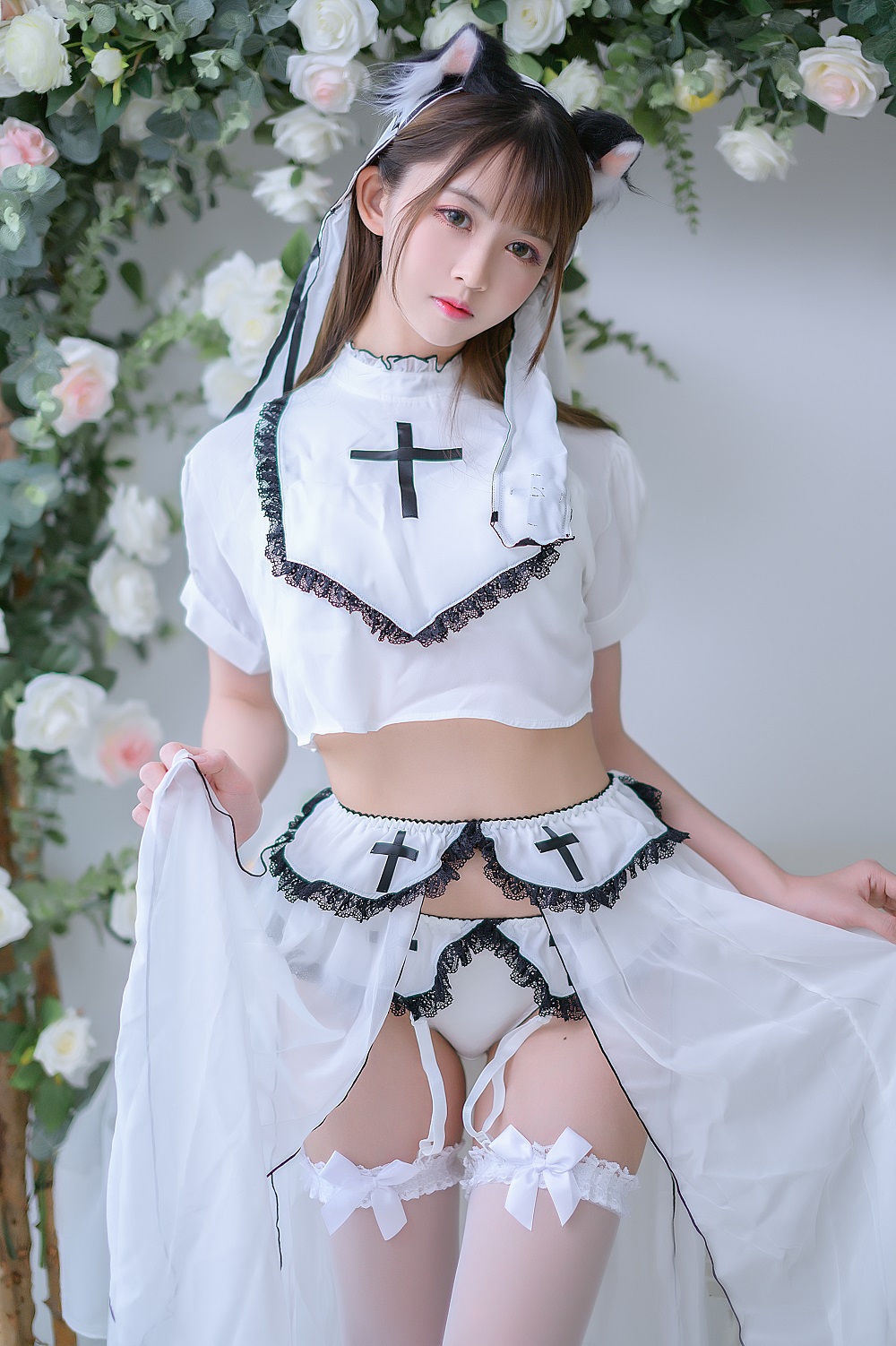 鳗鱼霏儿-猫耳娘-白修女[12P]