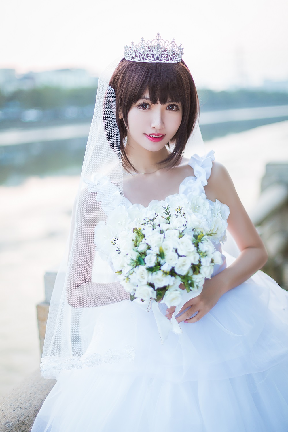 鳗鱼霏儿-圣人惠-婚纱[10P]